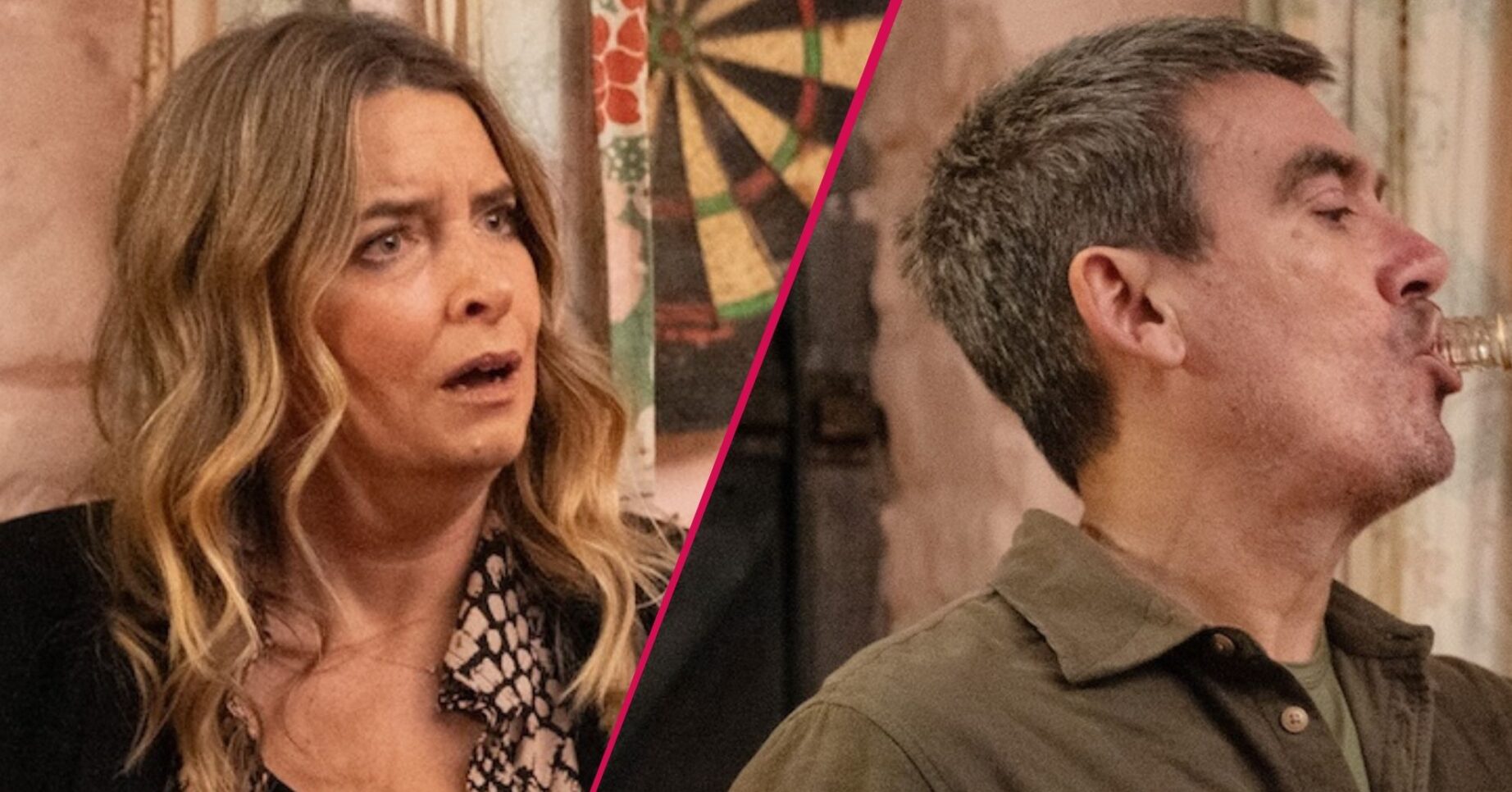 Cain and Charity in Emmerdale (Credit: ITV/Comp ED)