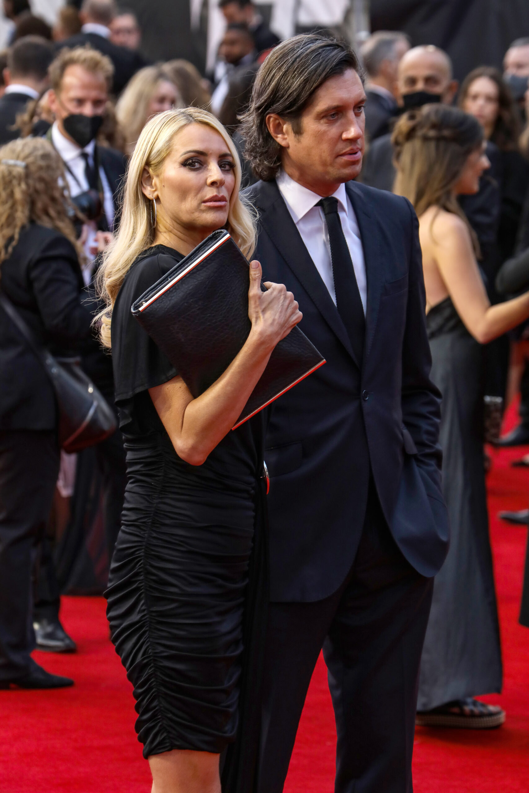 Tess Daly and Vernon Kay on the red carpet 