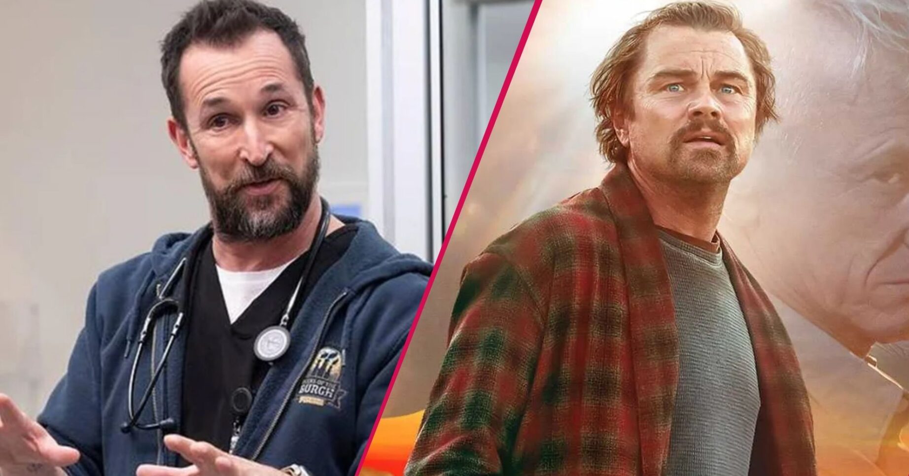 Noah Wyle in The Pitt and Leonardo DiCaprio in One Battle After Another