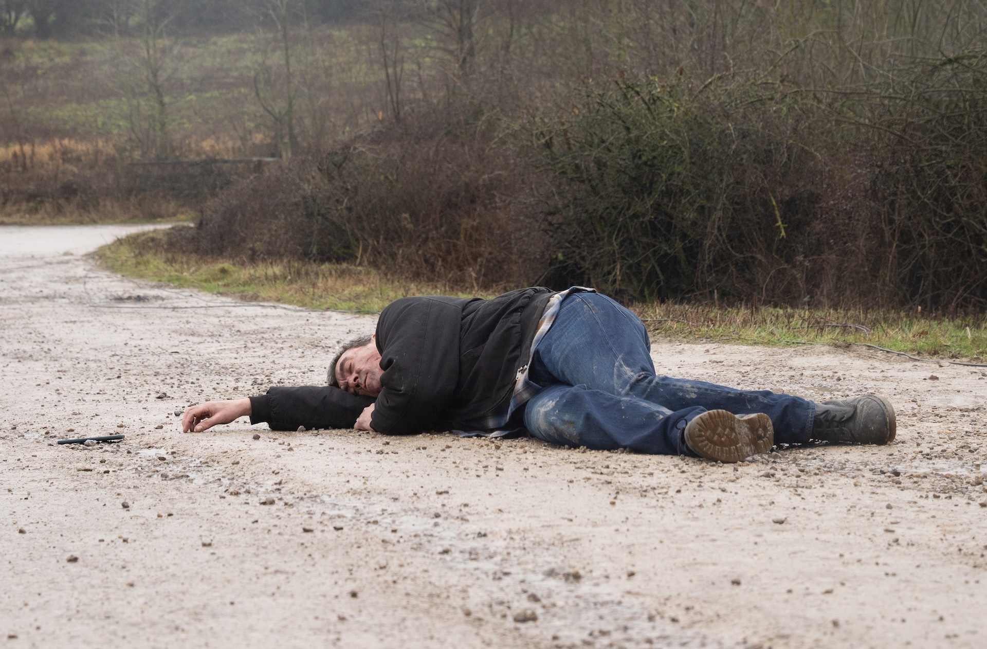 Cain knocked unconscious 