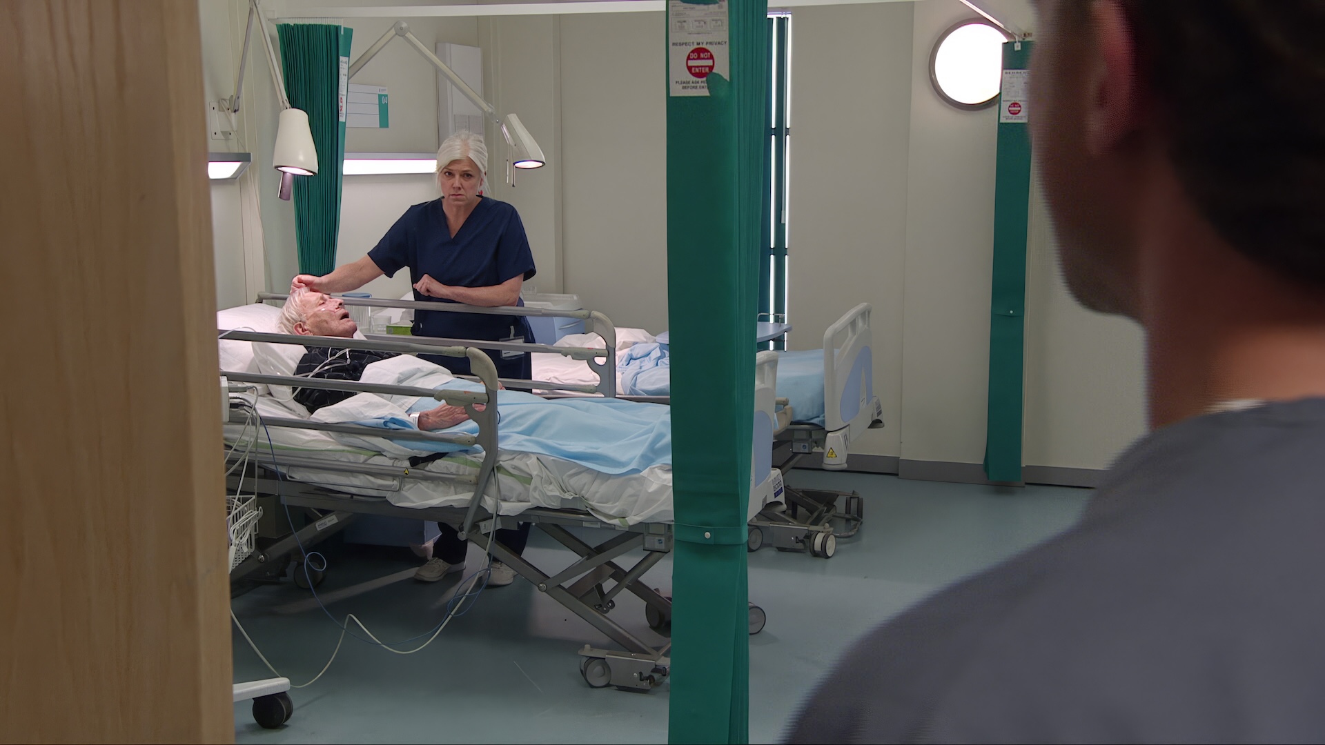 Dr Todd glares at Jacob