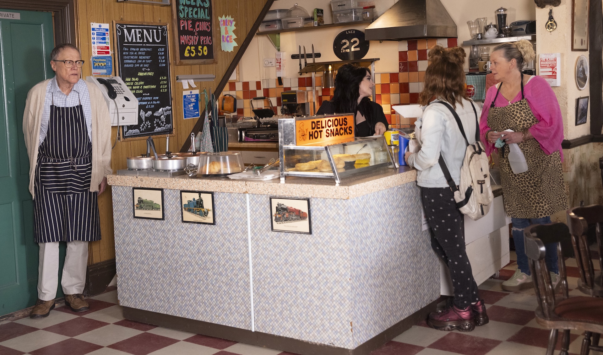 Roy, Nina, Gemma and Bernie at Roy's Rolls
