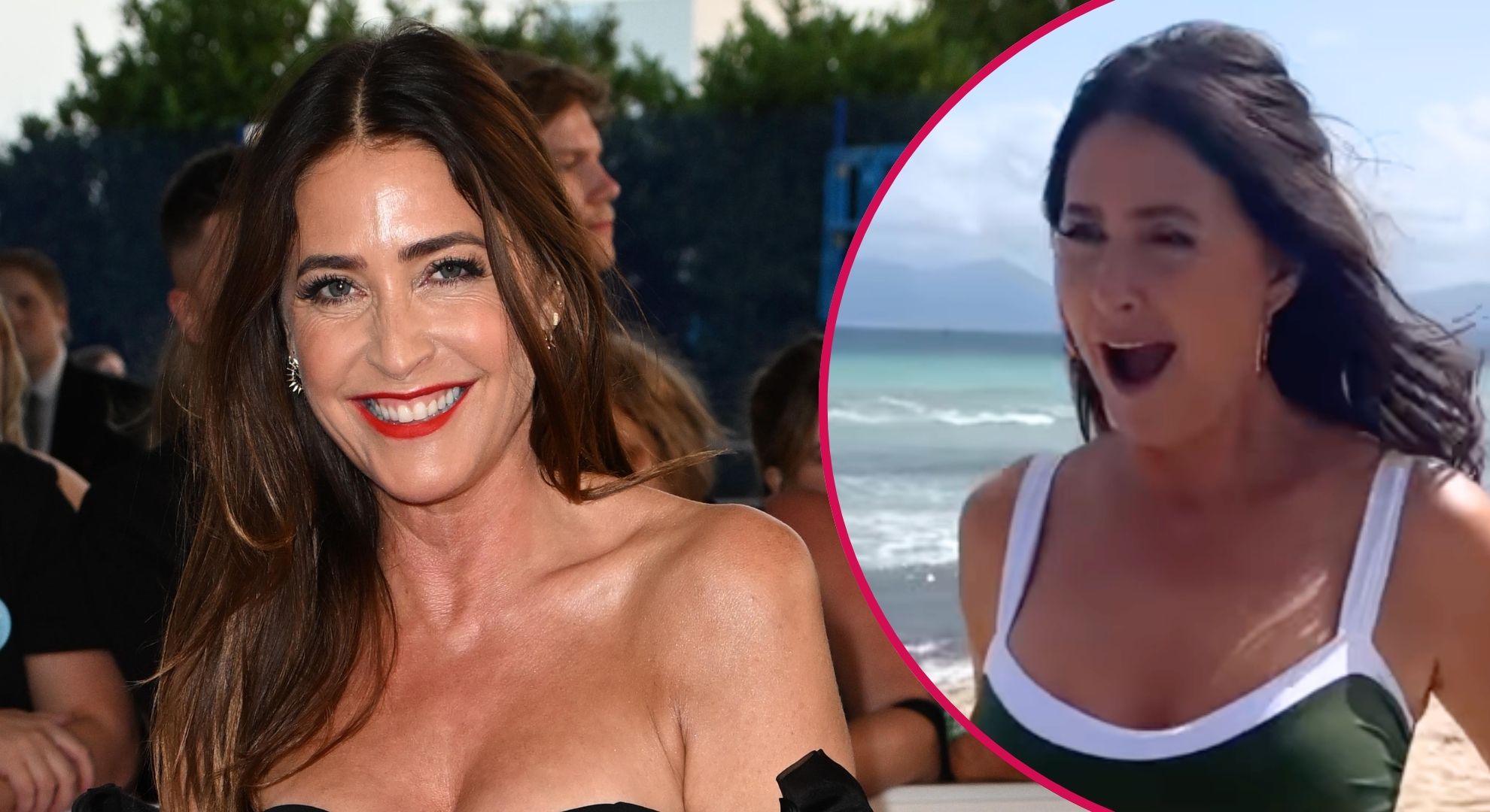 Lisa Snowdon sends temperatures soaring as she strips to skimpy string bikini after losing 3 stone Lisa Snowdon sends temperatures soaring as she strips to skimpy string bikini after losing 3 stone