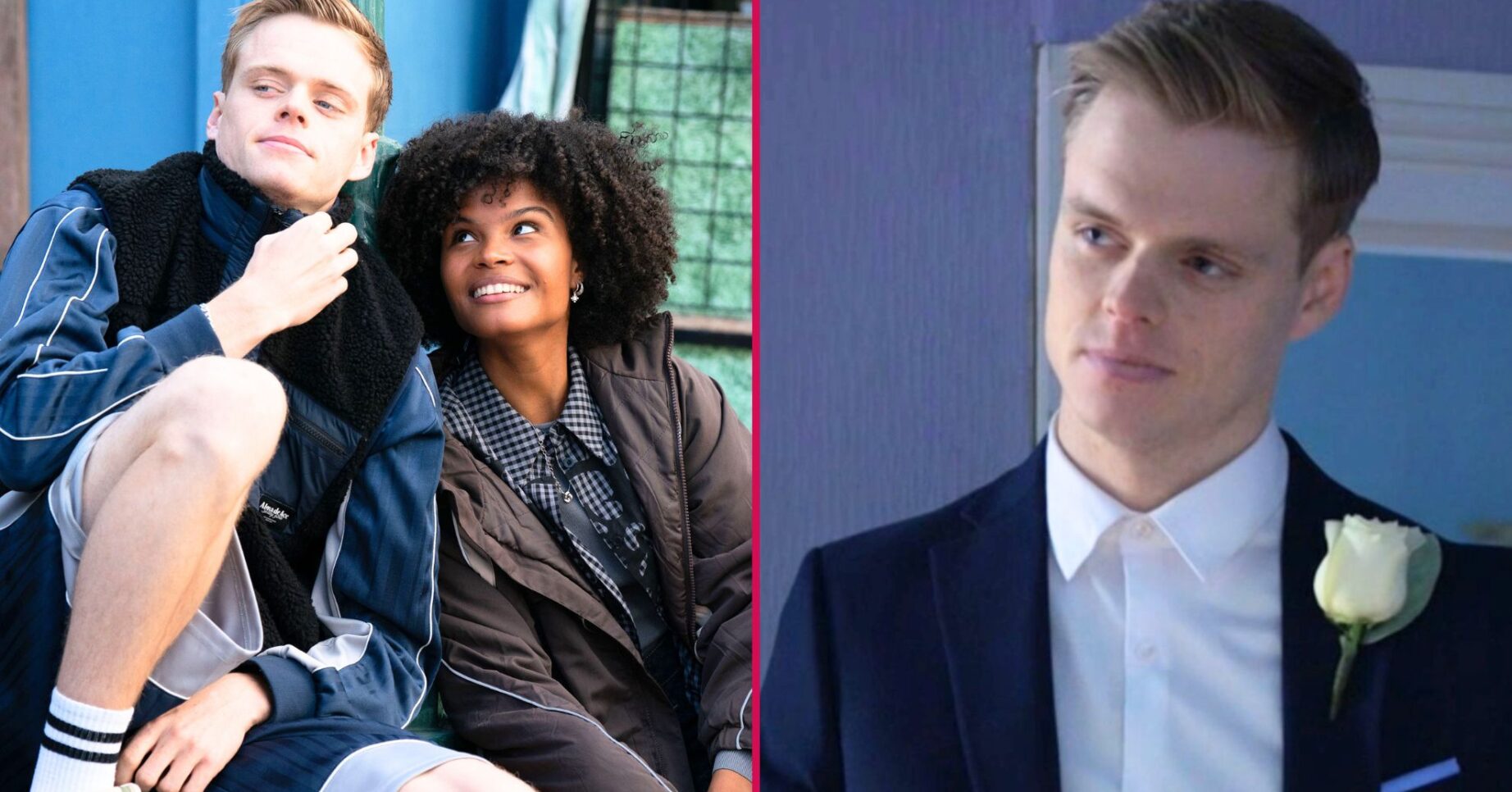 Jasmine and Oscar split image