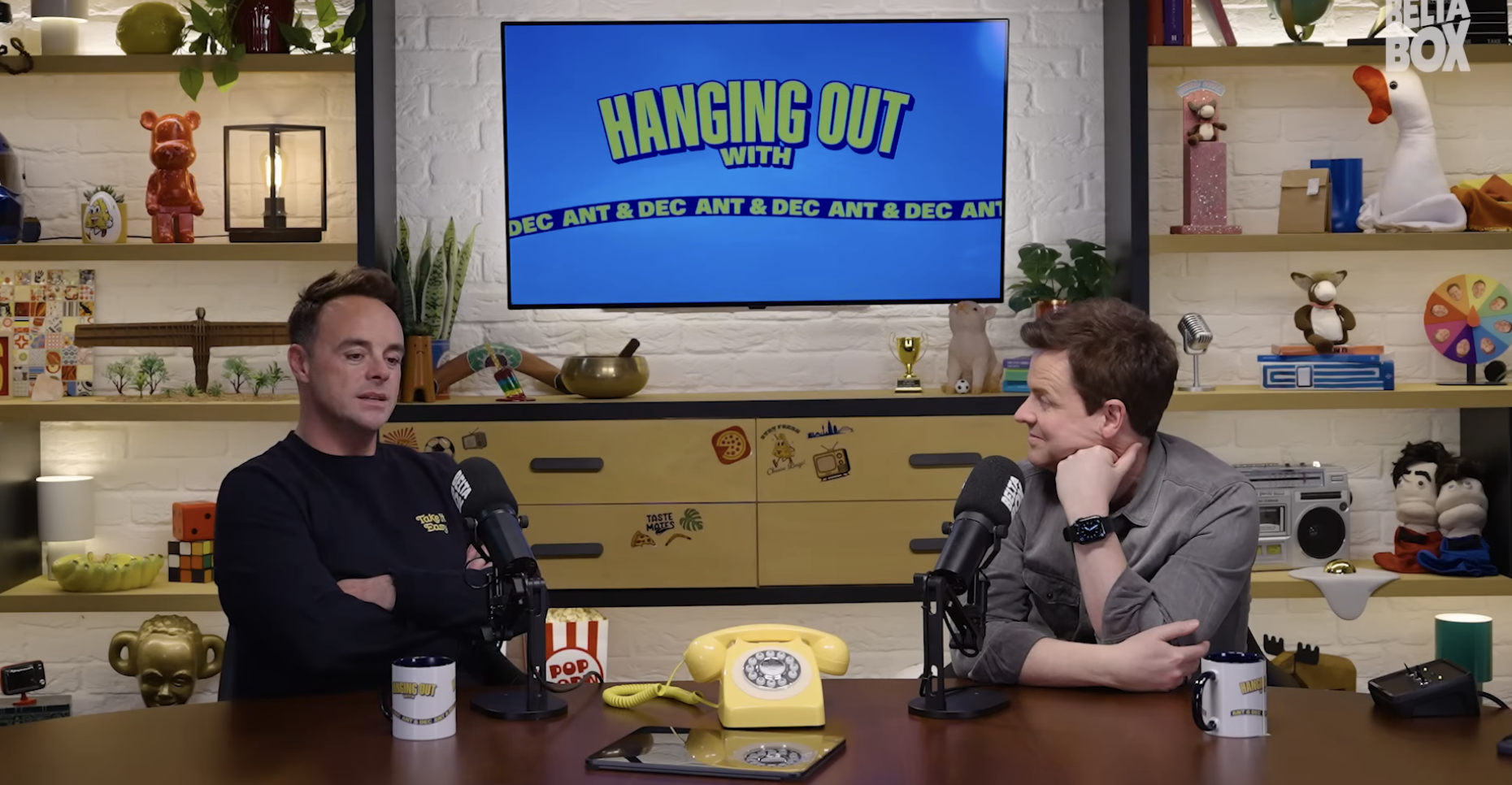 Ant and Dec on their podcast 