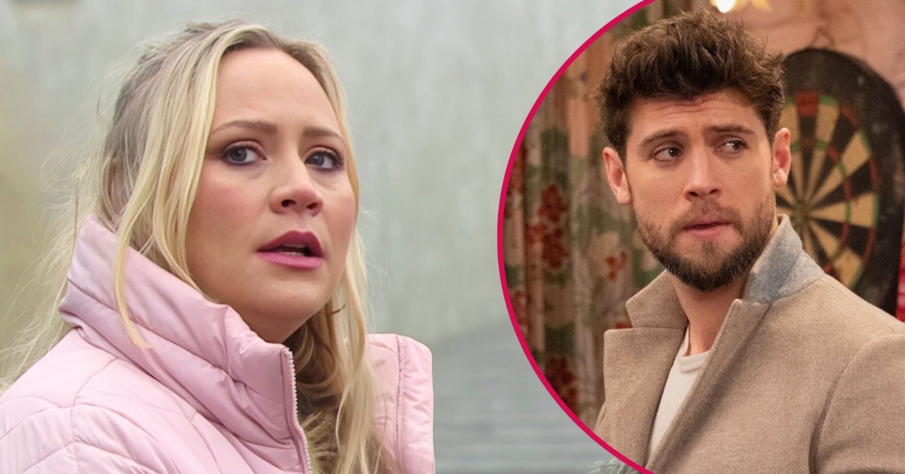 Tracy and Joe in Emmerdale (Credit: ITV/comp ED!)