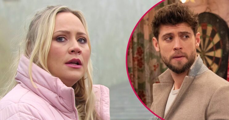 Tracy and Joe in Emmerdale (Credit: ITV/comp ED!)