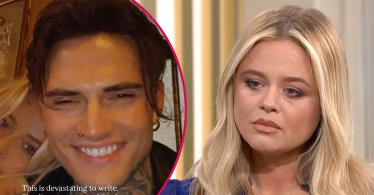 ED comp: Emily Atack / ex-boyfriend on Instagram story / Emily interview