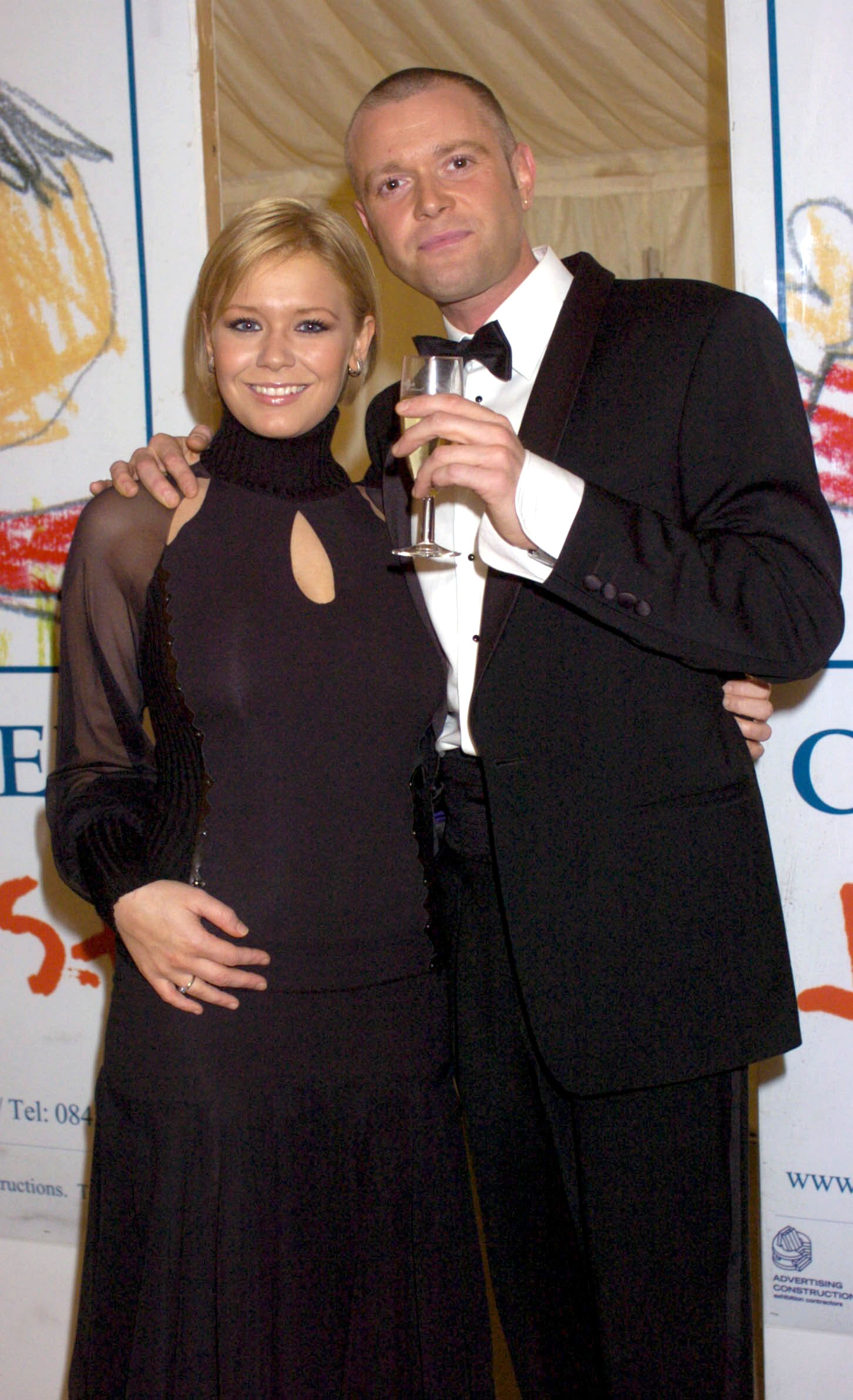 Suzanne Jones and Darren Day smiling