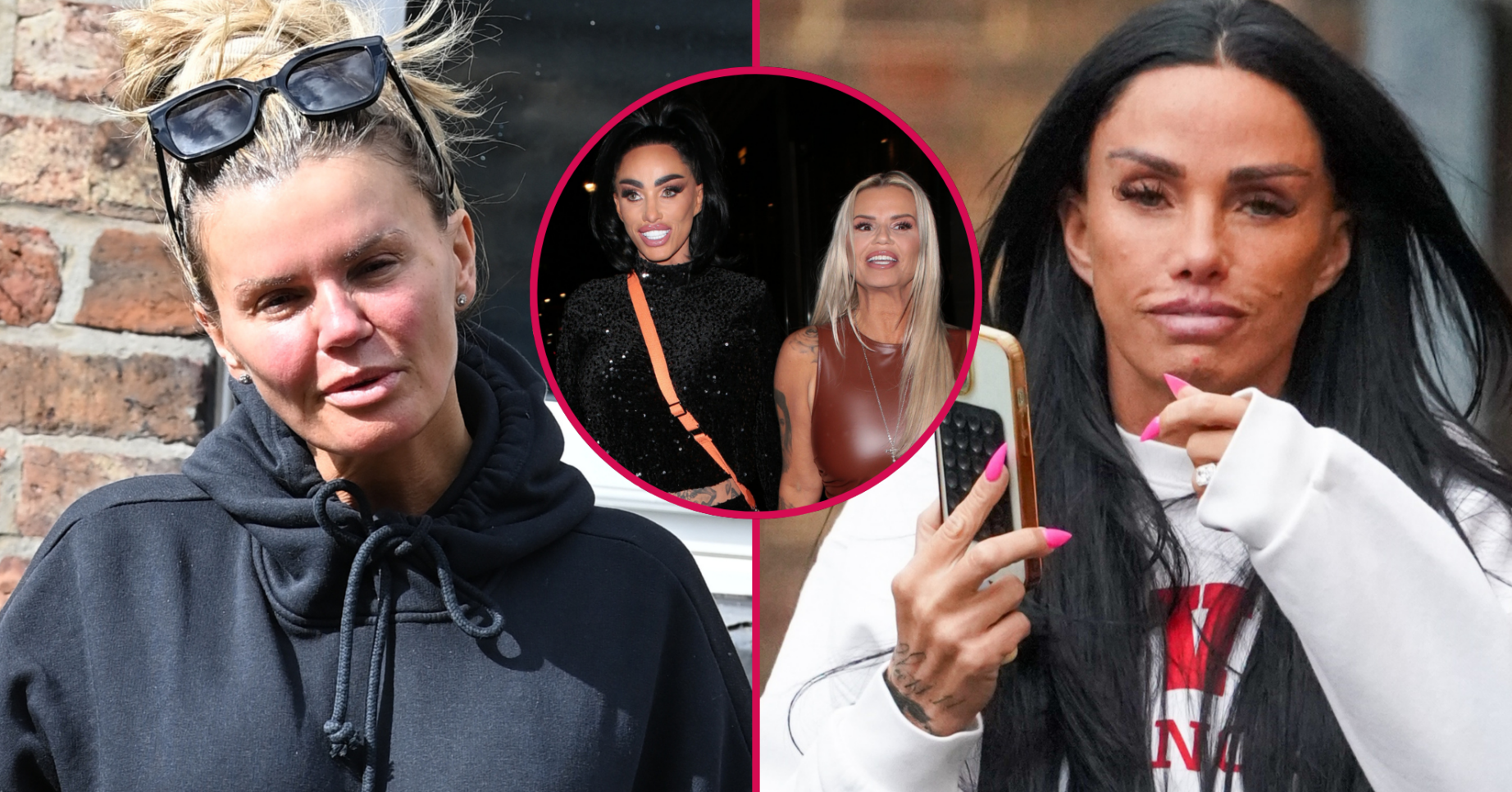 Kerry Katona and Katie Price