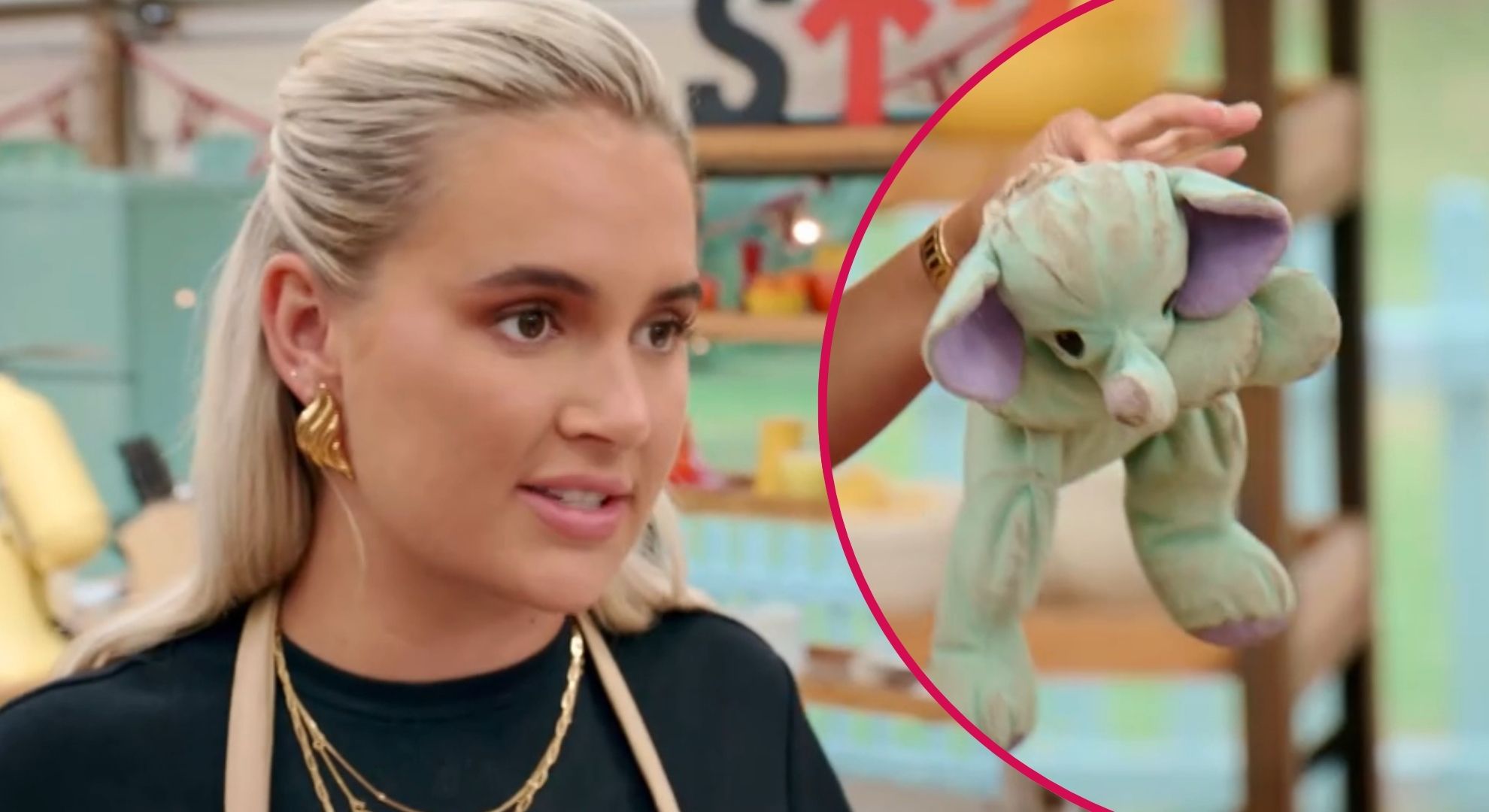 Celebrity Bake Off fans slam Molly-Mae Hague for bringing ‘dirty’ toy into tent: ‘Needs a wash!’