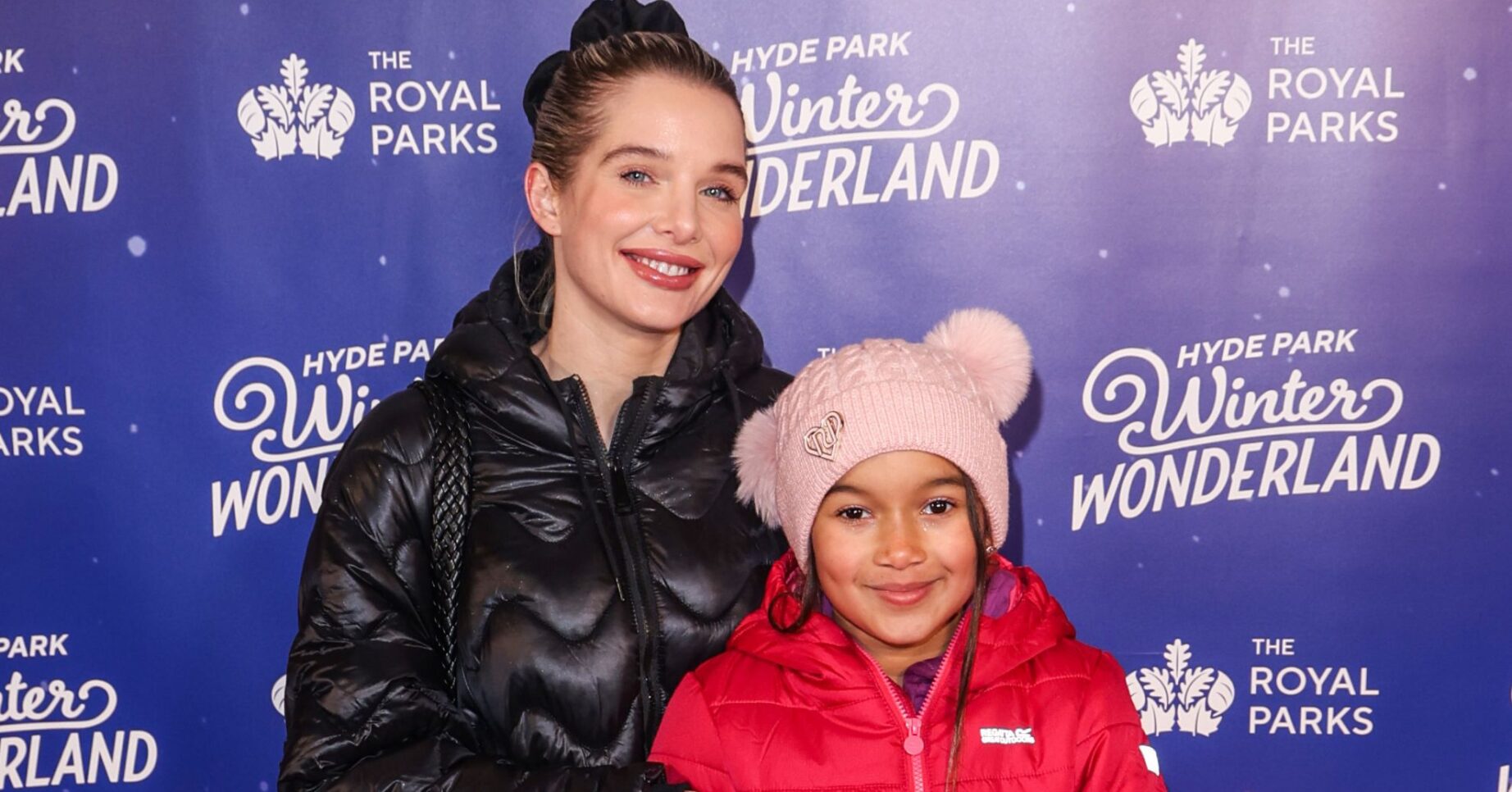 Helen Flanagan and Matilda Winter Wonderland