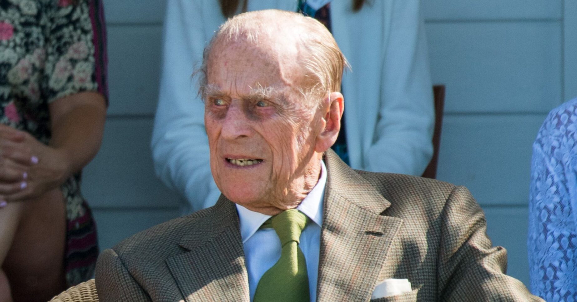 Prince Philip in suit at Royal Windsor Cup Final 2018