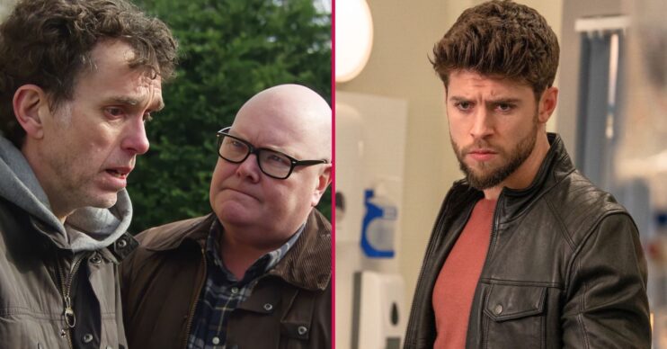 Marlon and Paddy and Joe in Emmerdale (Credit: ITV/Comp ED!)