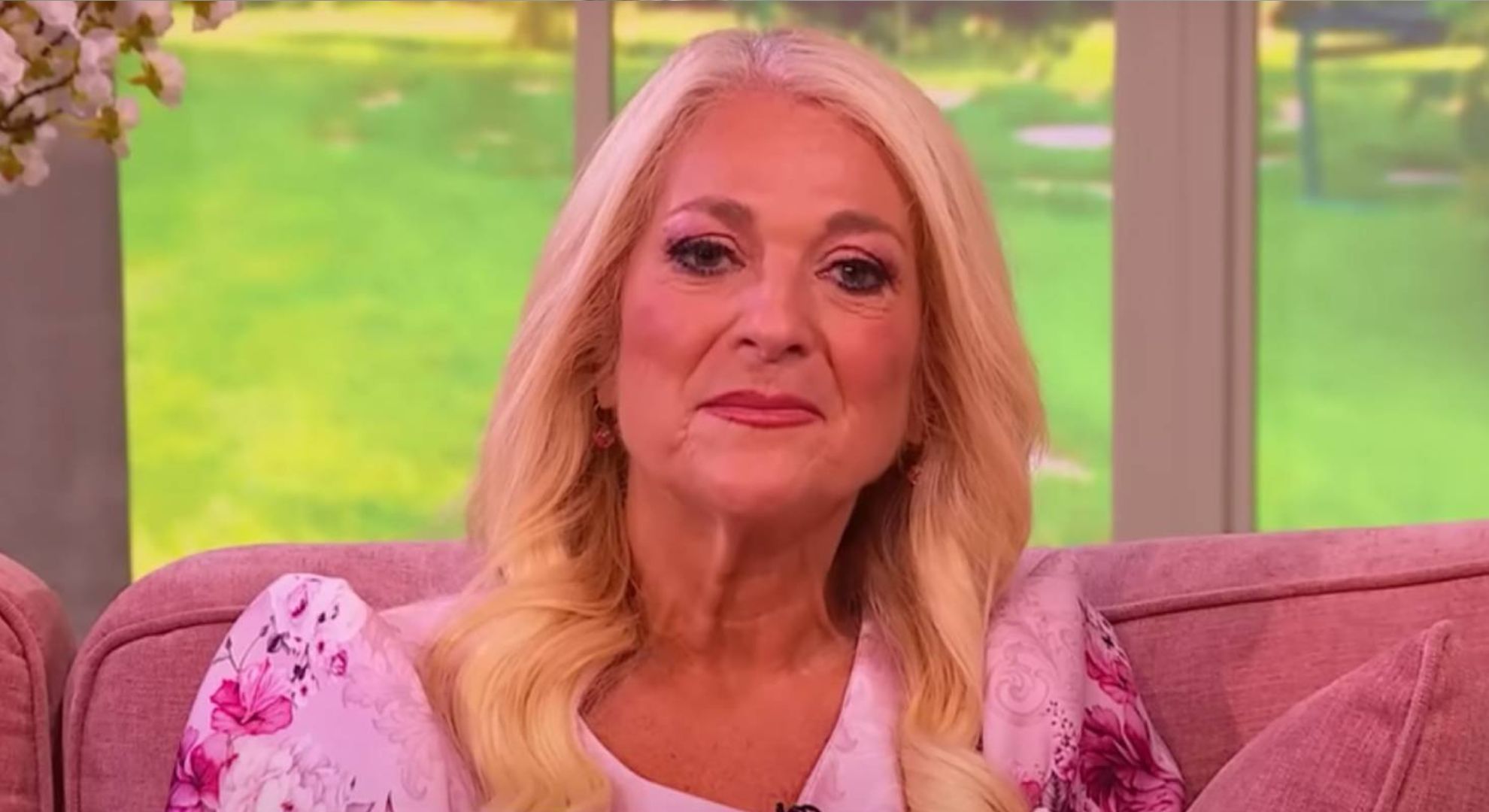 Vanessa Feltz looking in front