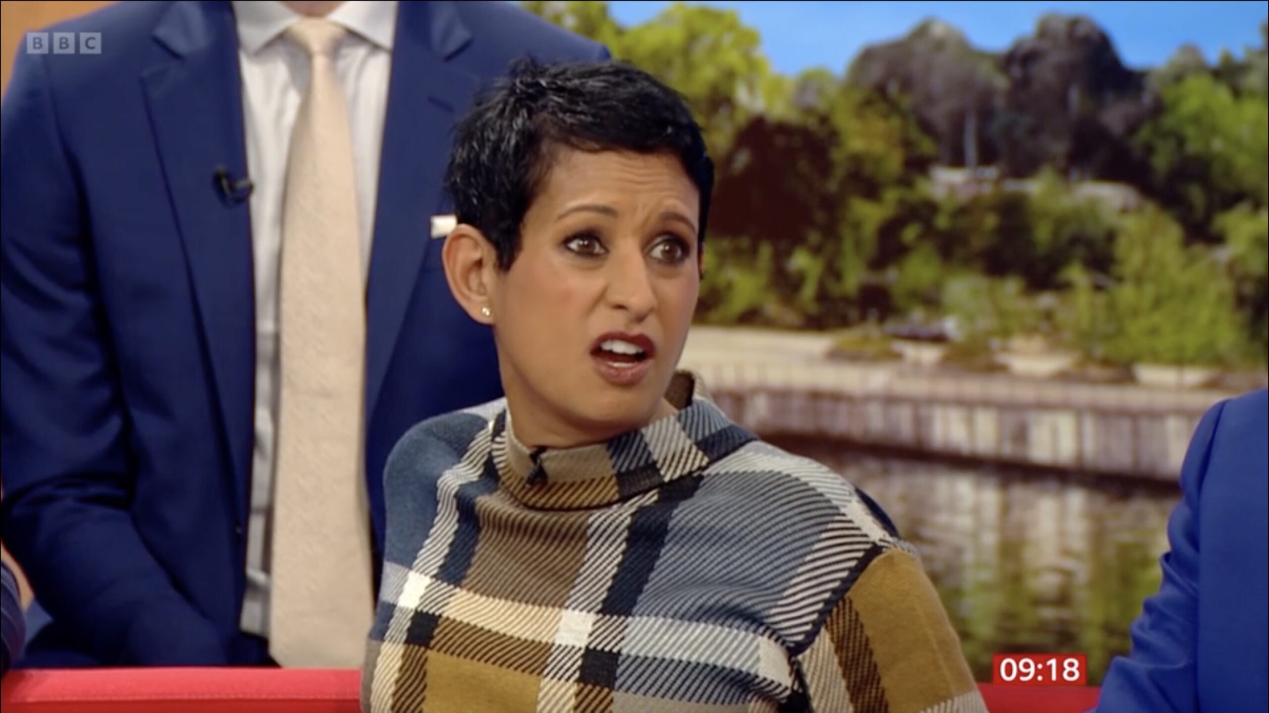Naga Munchetty on BBC Breakfast