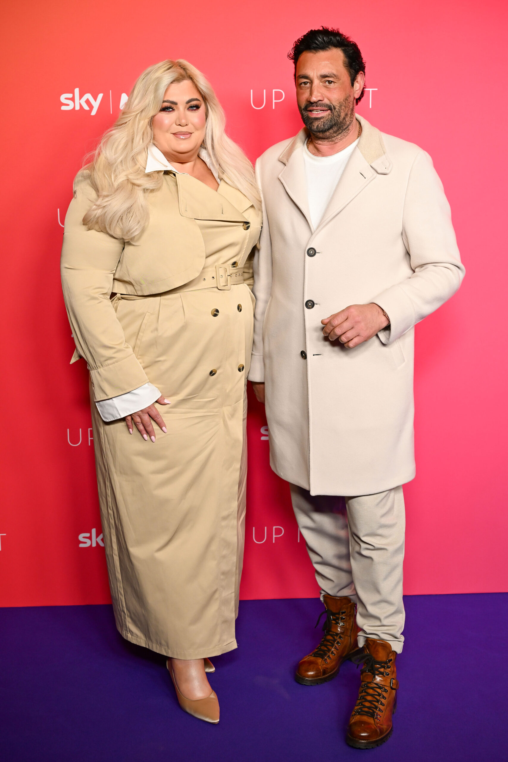 Gemma Collins and Rami Hawash on the red carpet
