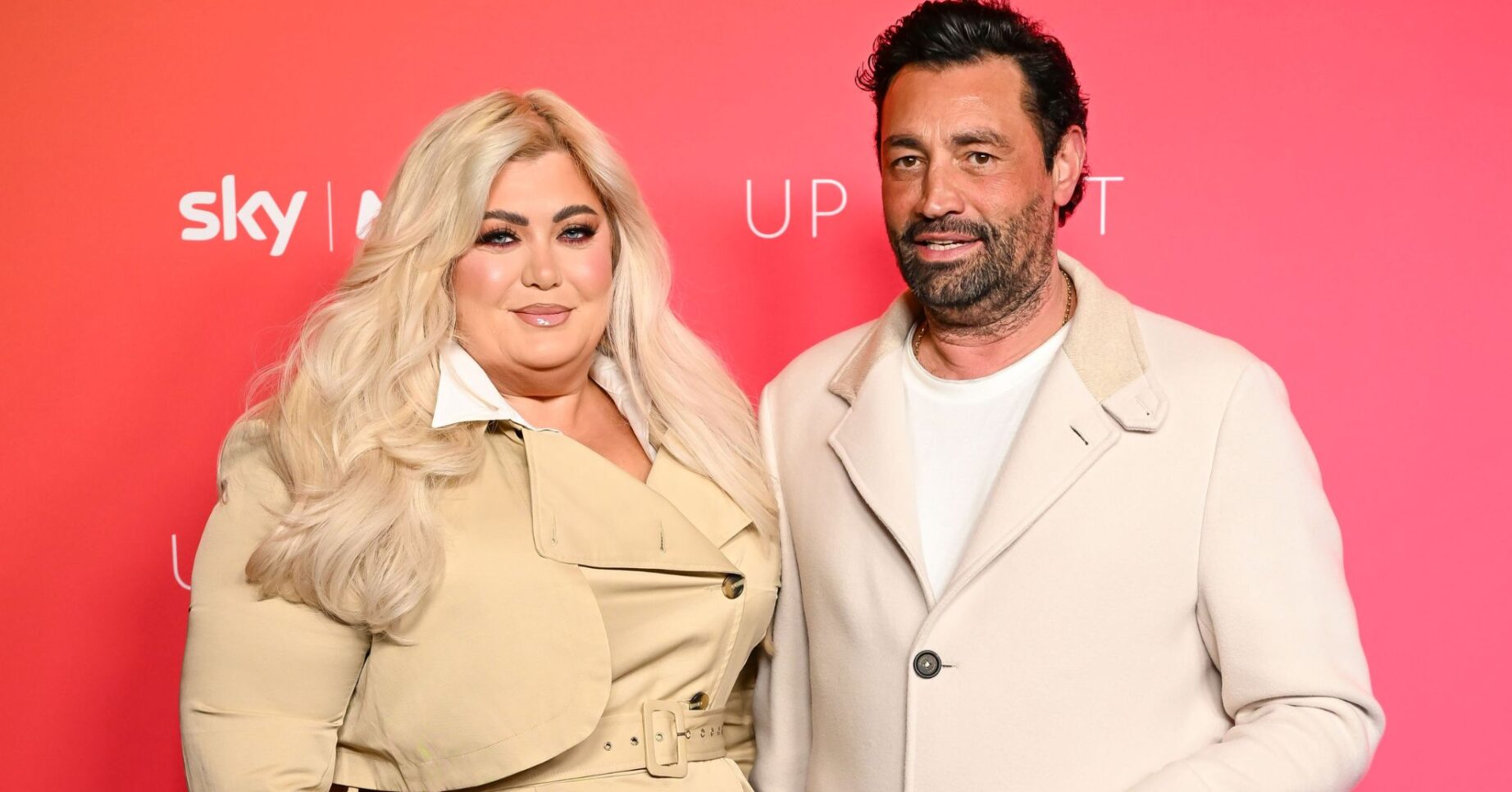 Gemma Collins and Rami Hawash on the red carpet