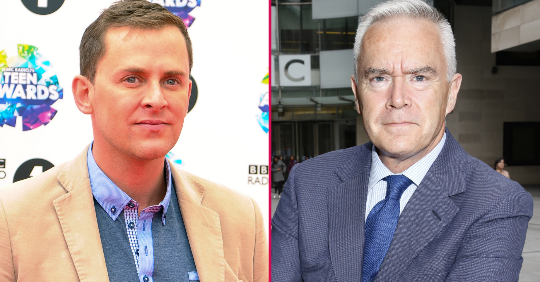 Scott Mills and Huw Edwards