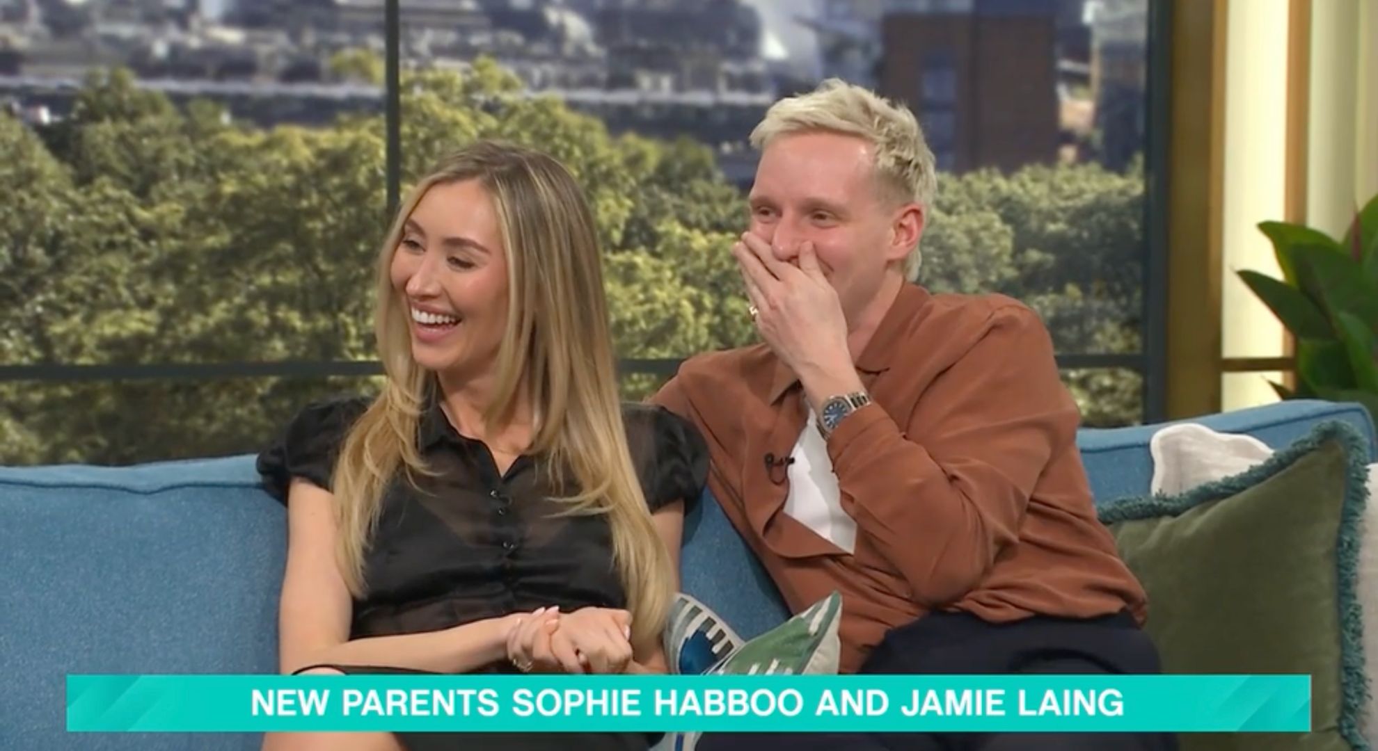 Sophie Habboo and Jamie Laing on This Morning 