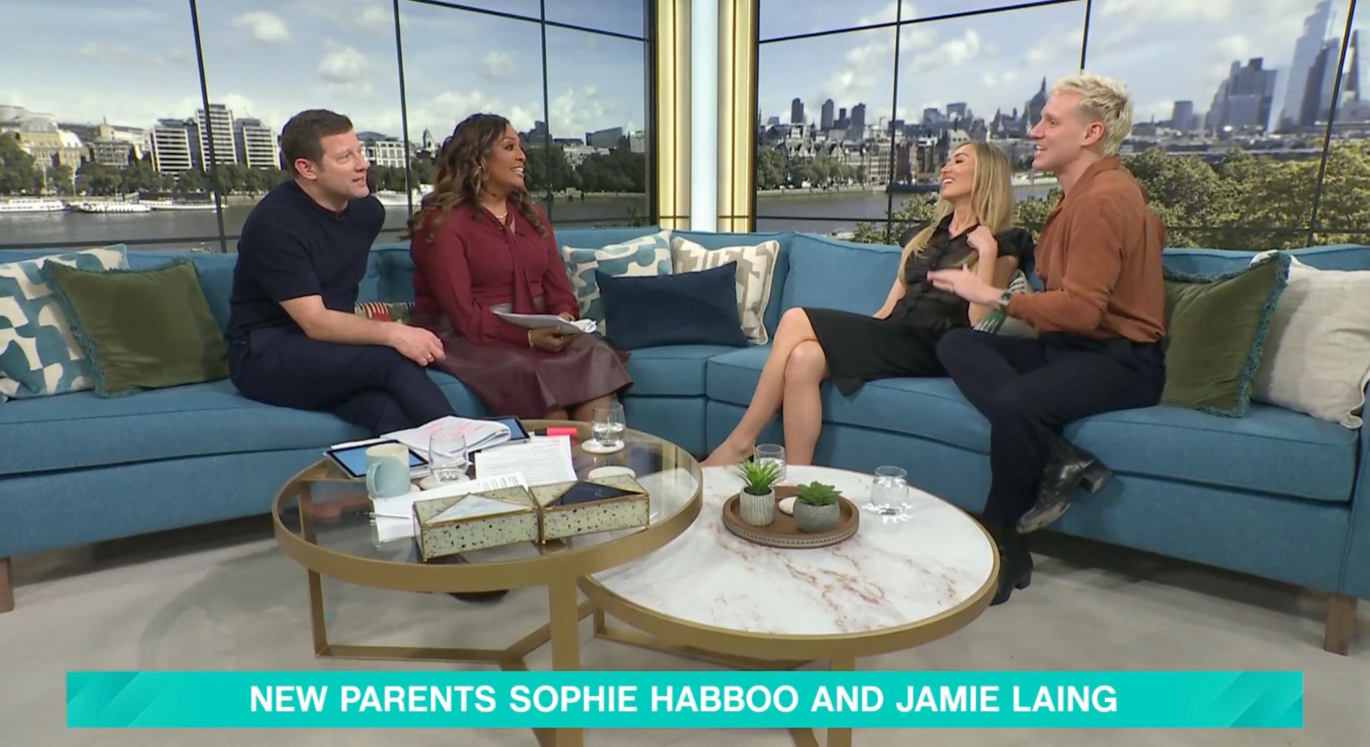 Dermot O'Leary and Alison Hammond and Sophie Habboo, and Dermot O'Leary