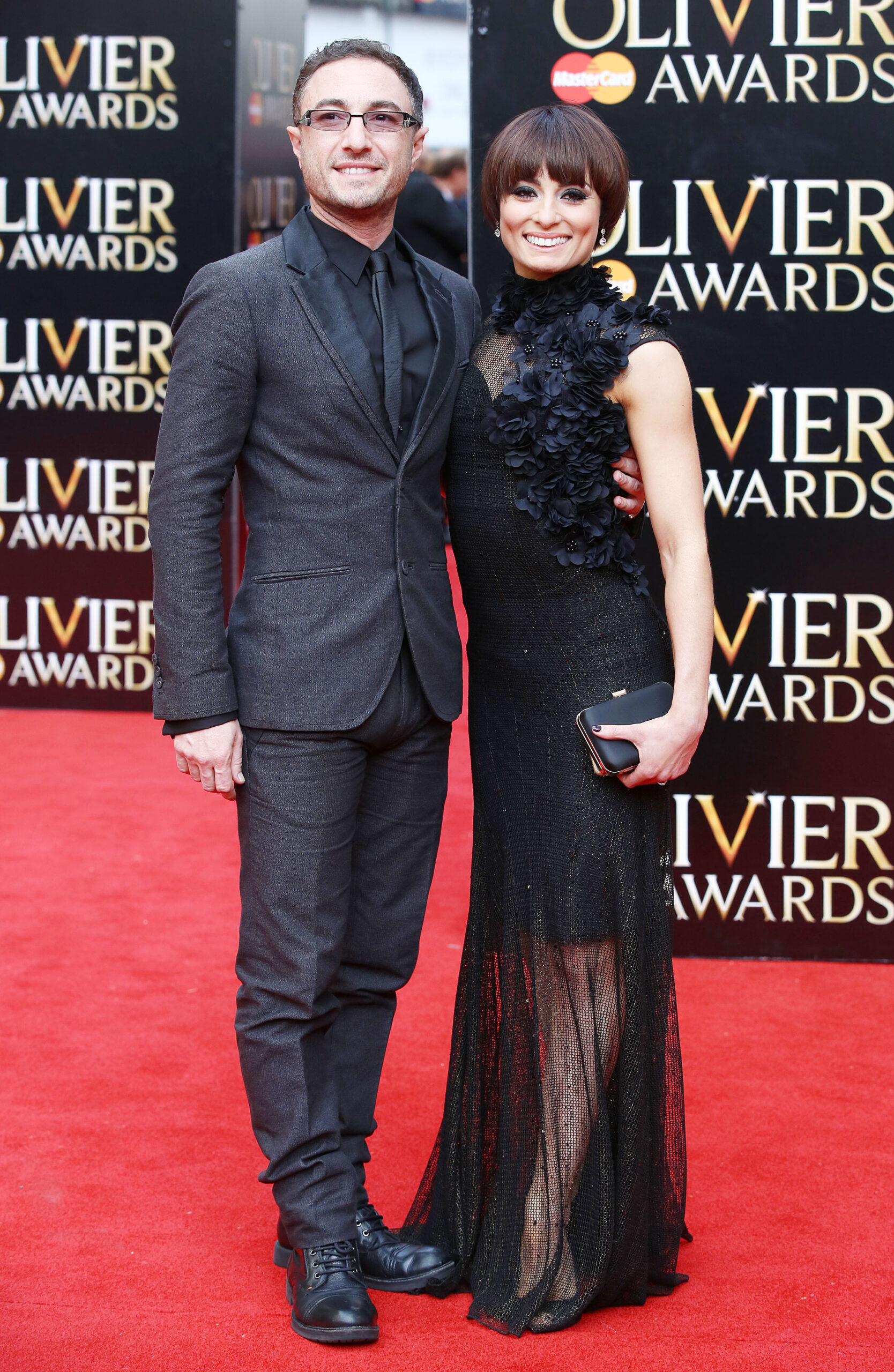 Vincent Simone and Flavia on the red carpet 