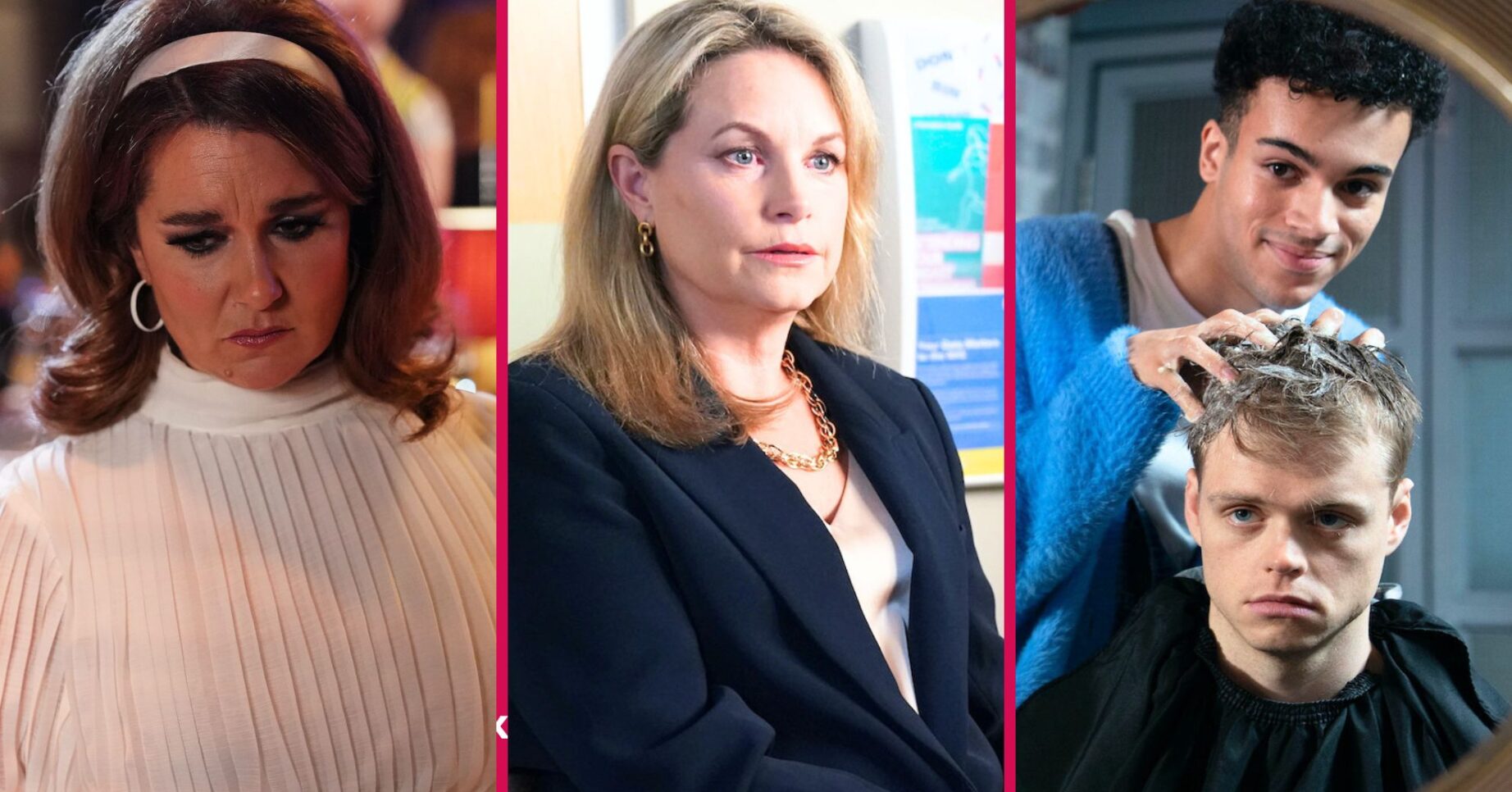 Sam, Josh, Oscar and Vicki split image