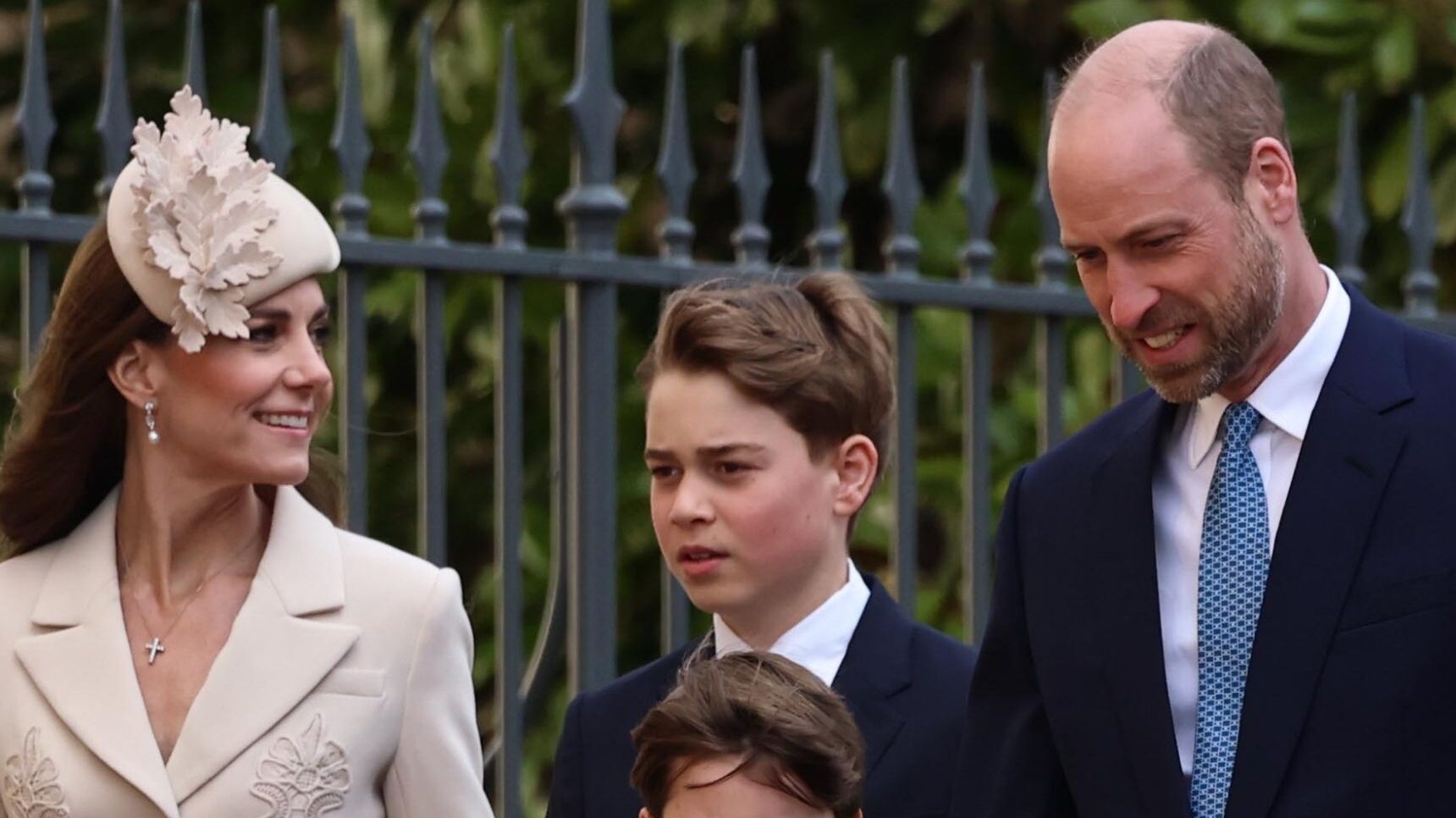 Prince George and his family at royal Easter service