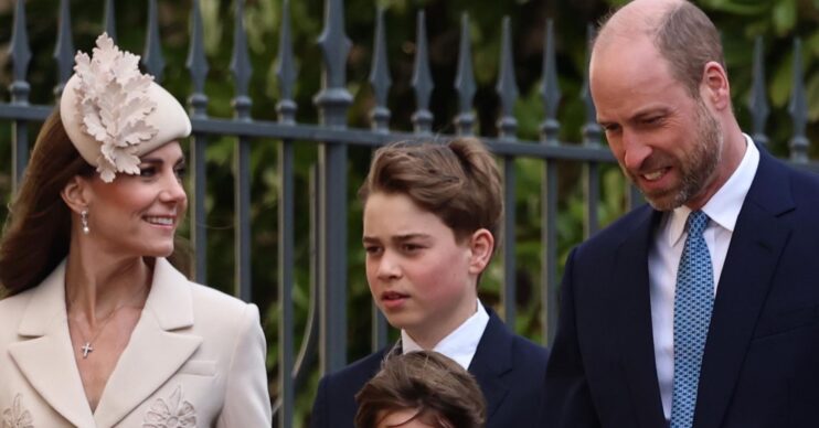 Prince George and his family at royal Easter service