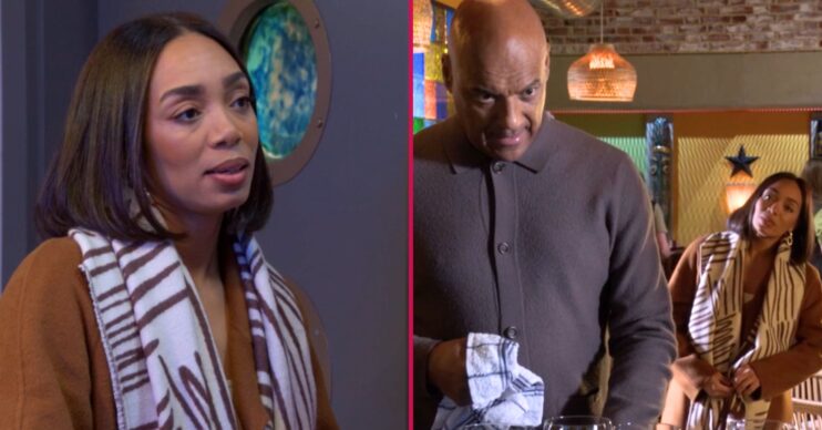 George and Chelsea split image