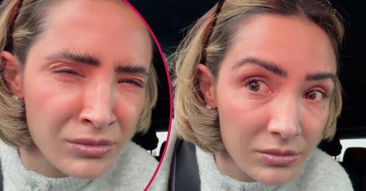 Frankie Bridge showing off results from Botox