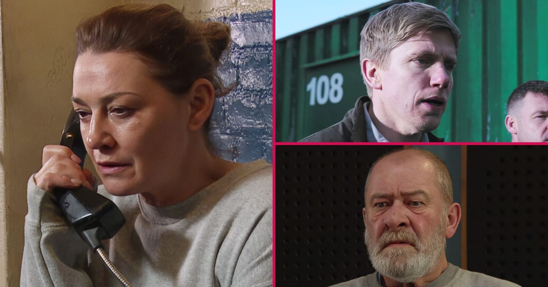 Moira, Robert and Bear in Emmerdale (Credit: ITV/Comp ED!)