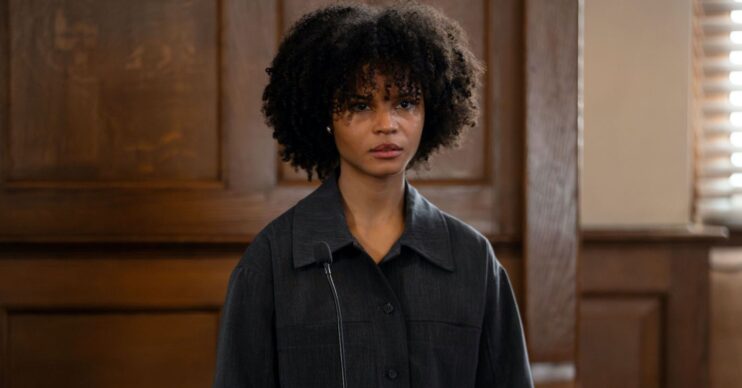 Jasmine in the stand for her trial