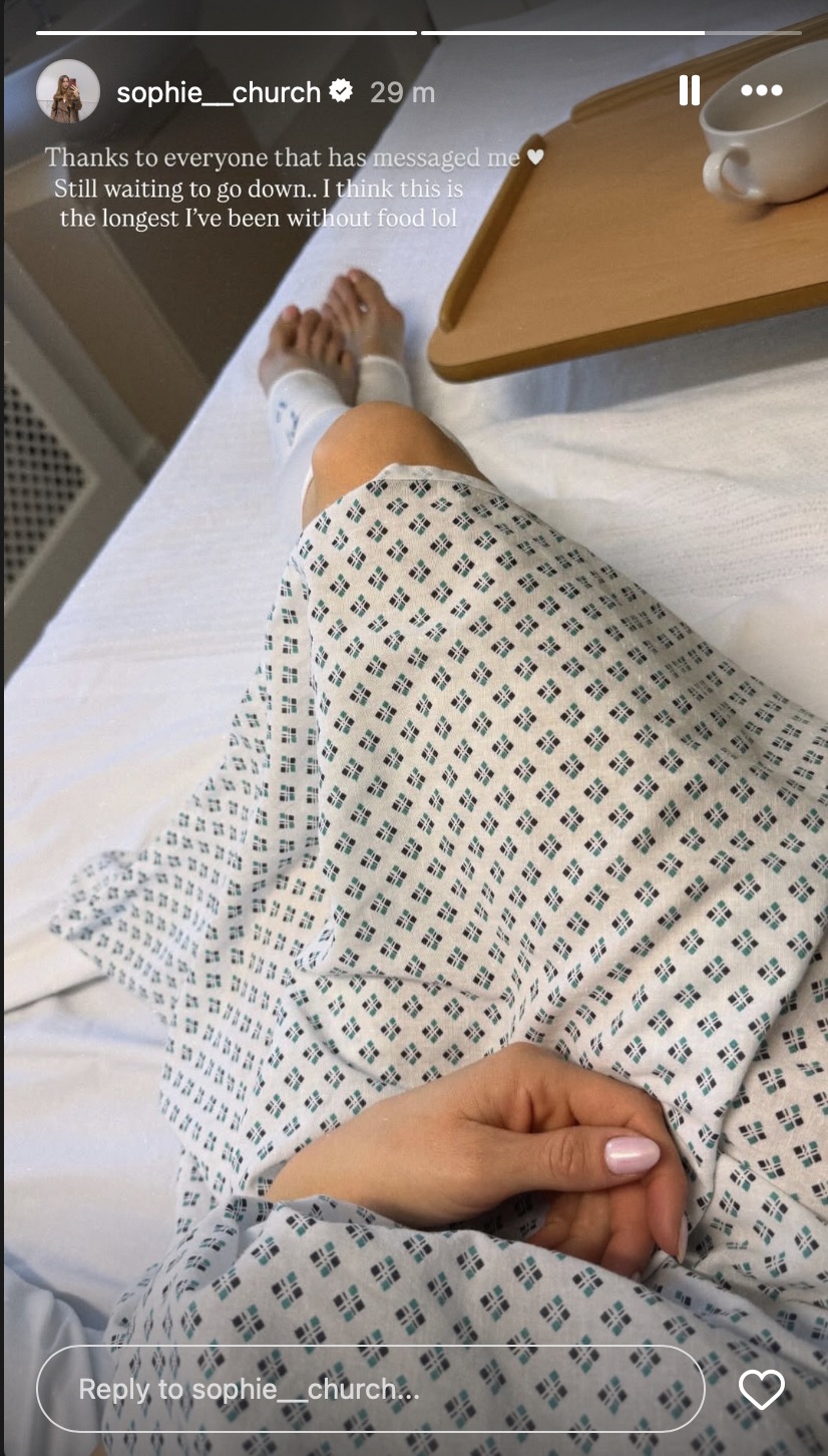 Sophie Quickenden Instagram Story