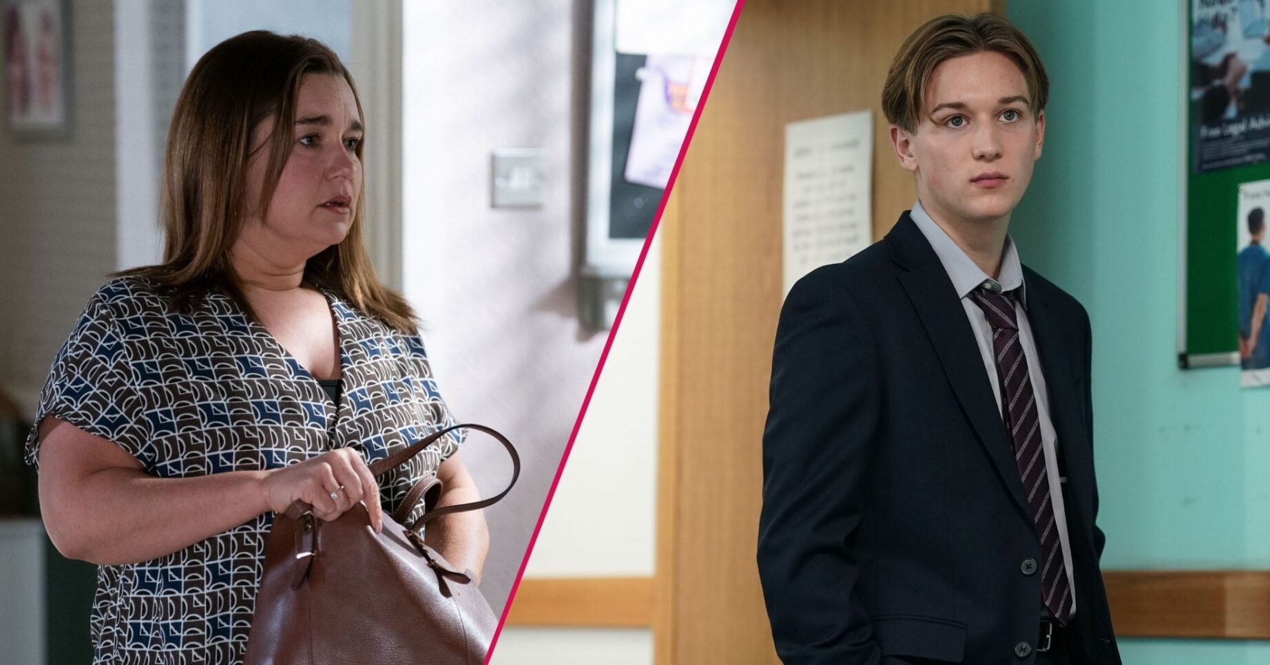 Joel and Vicki split image