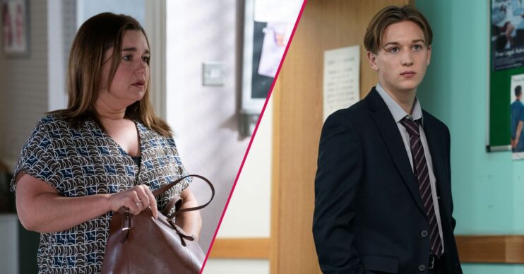 Joel and Vicki split image