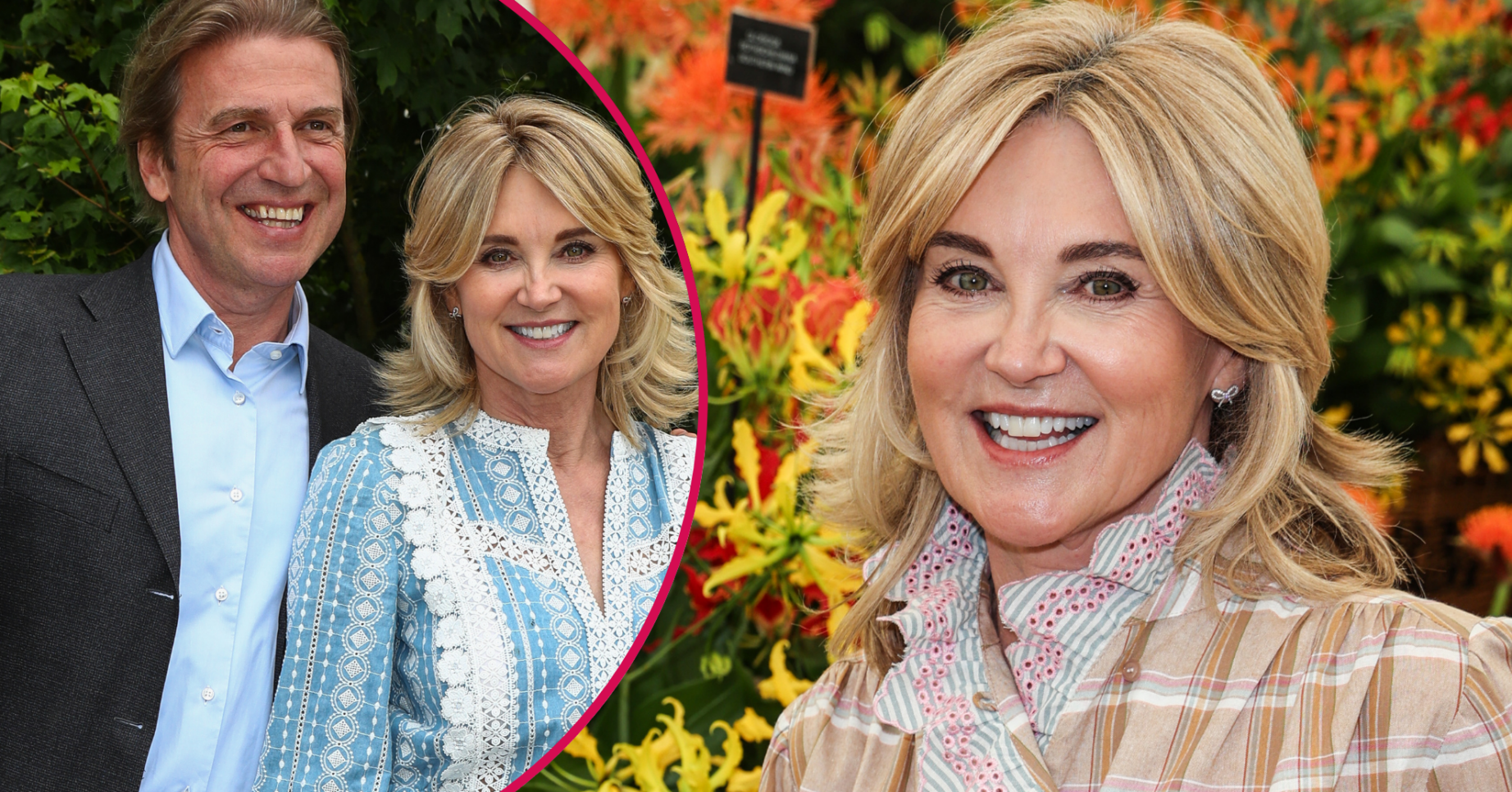 Anthea Turner and her fiancé