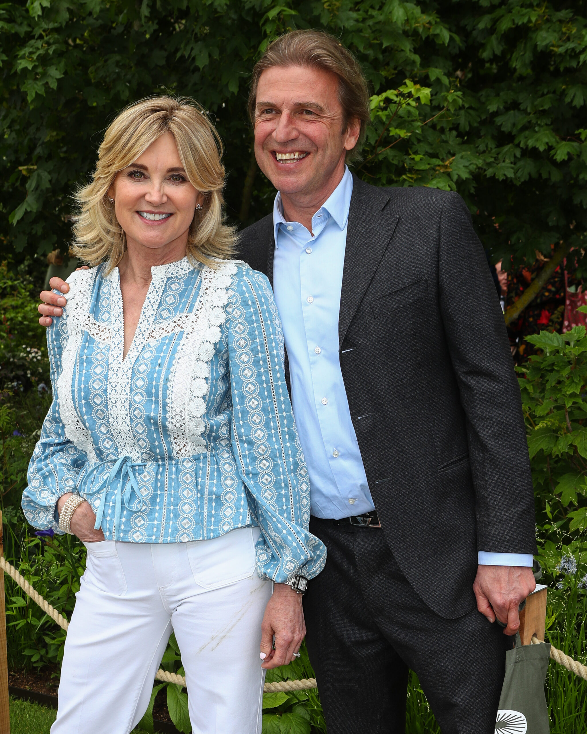 Anthea Turner and her fiancé