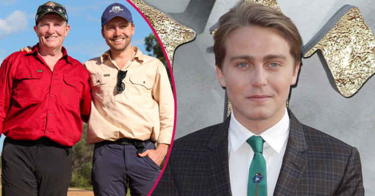 Barney Walsh with dad Bradley on Breaking Dad