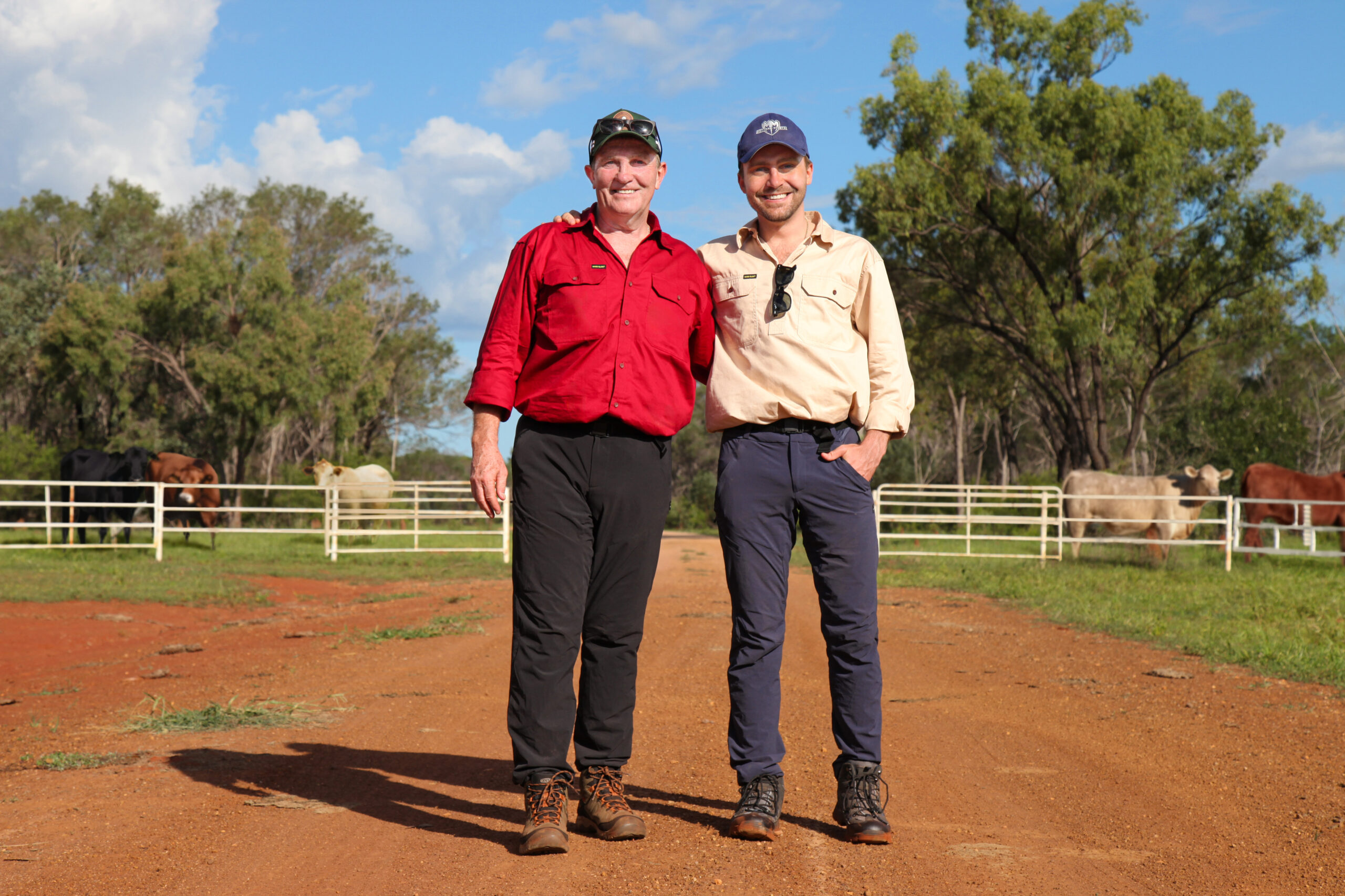 Barney Walsh with dad Bradley on Breaking Dad