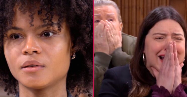 Jasmine and Zoe split image