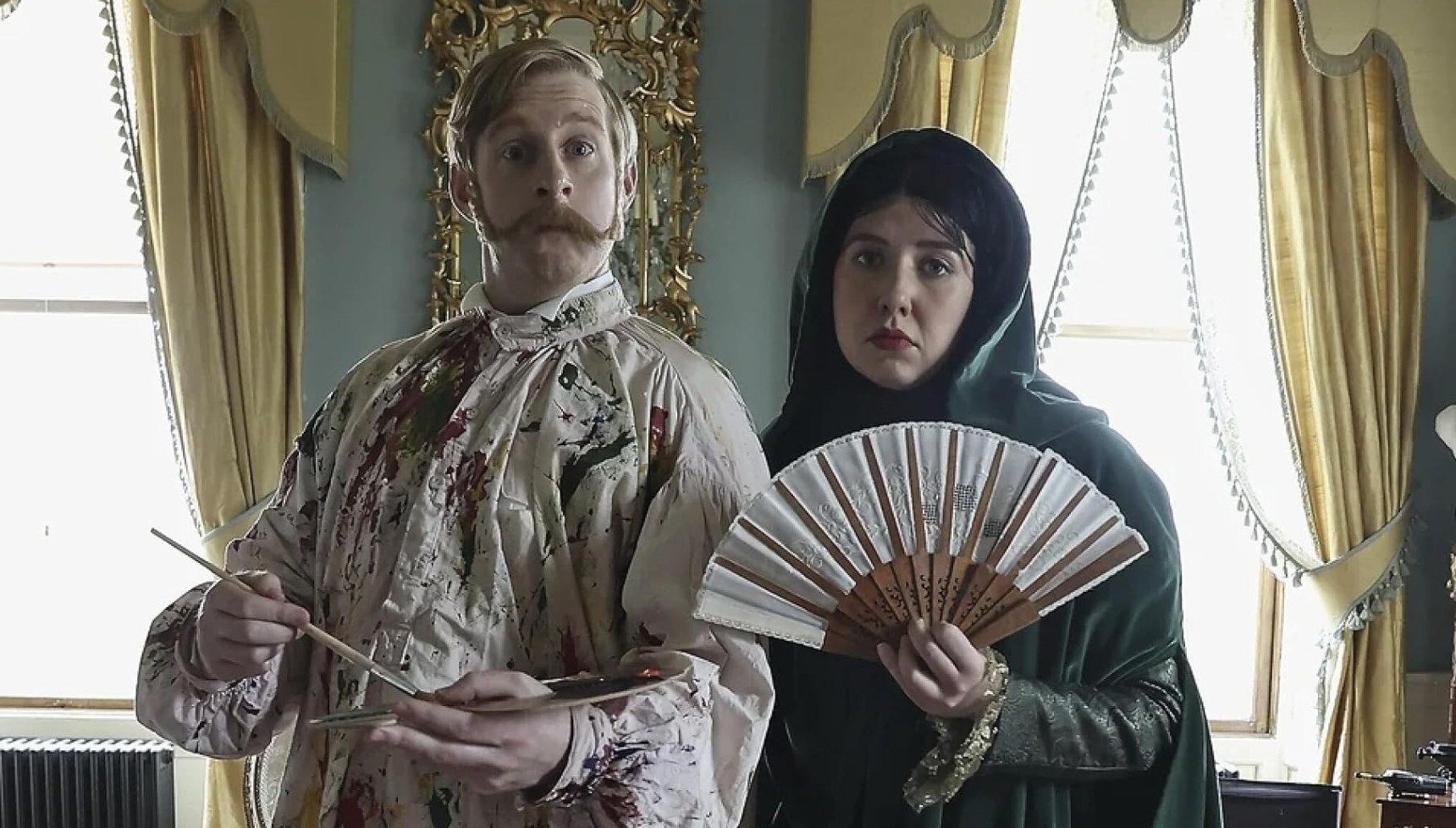 The late actor Michael Patrick as John Lavery in Blasts from the Past (Credit: BBC One)