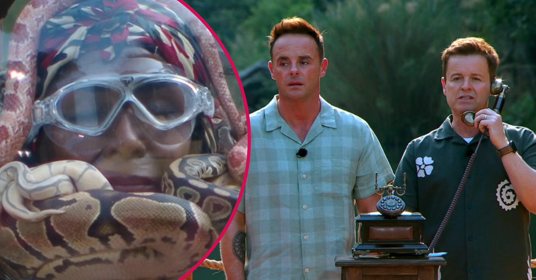 Sinitta and Ant and Dec on I'm A Celebrity South Africa