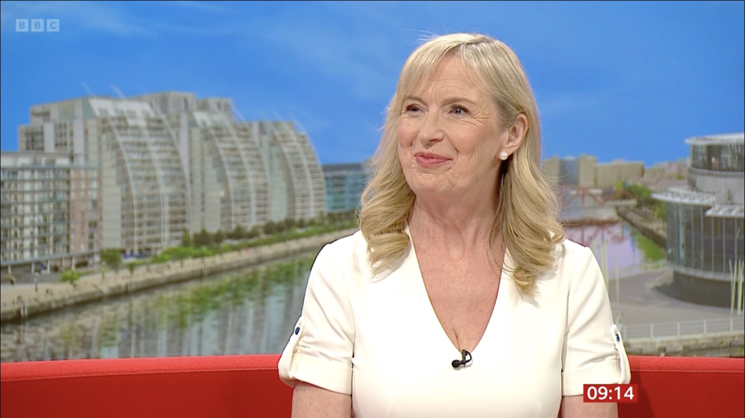 Carol Kirkwood on BBC Breakfast