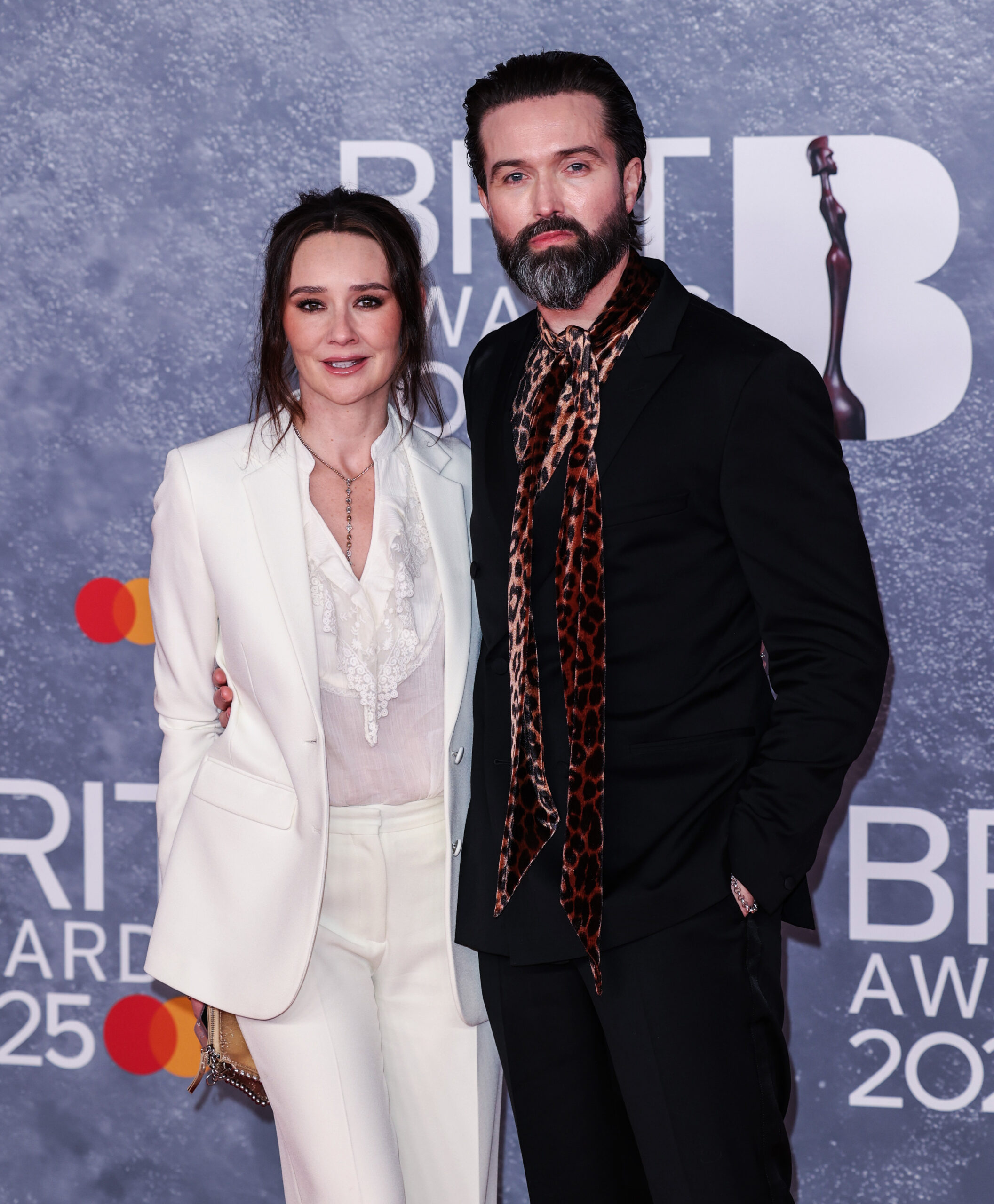 Emmett J Scanlan and Claire Cooper on the red carpet