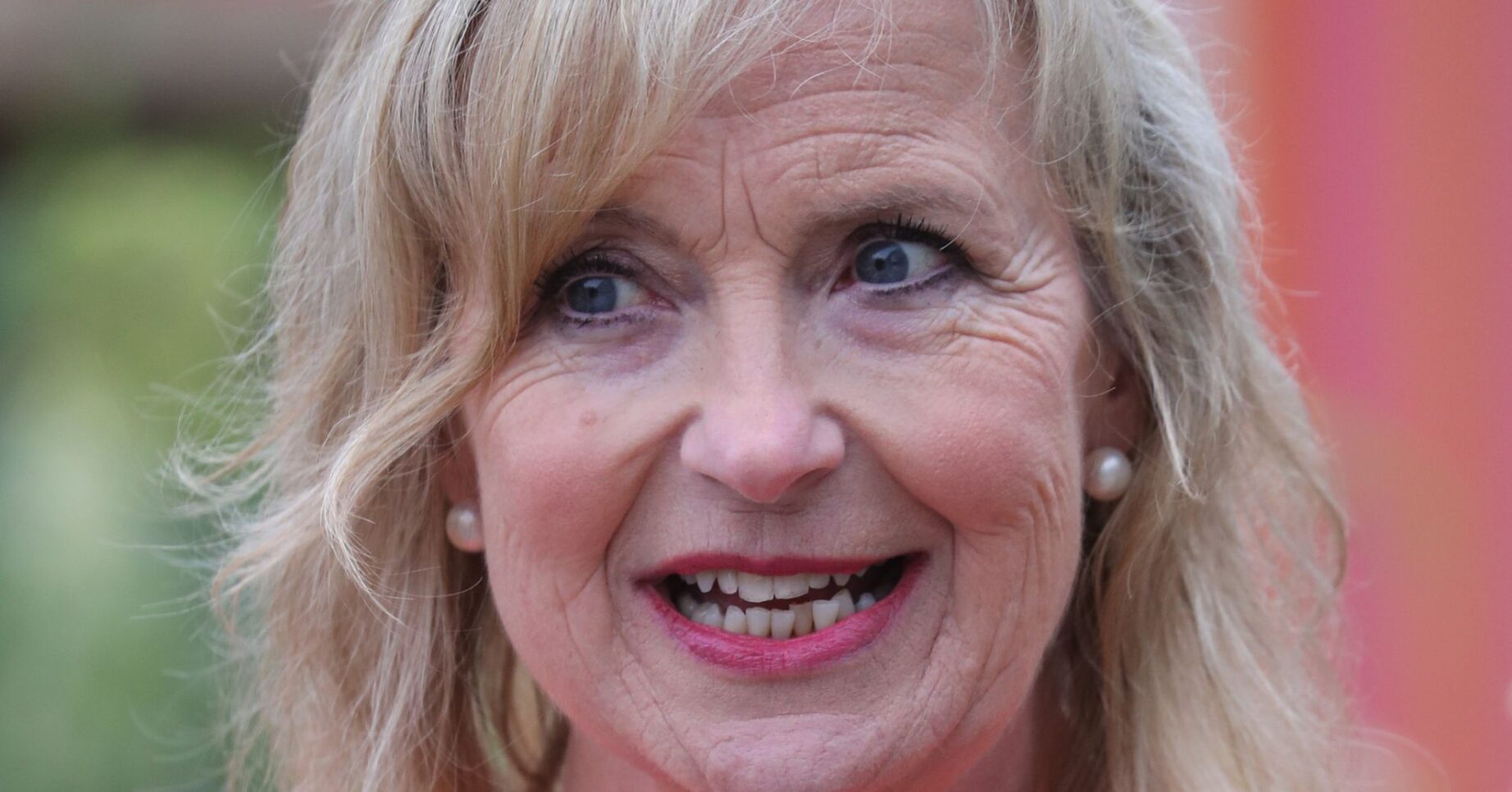 Carol Kirkwood frowning