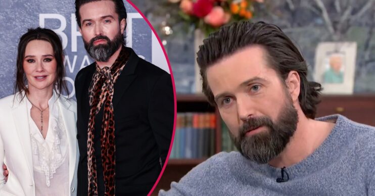 Emmett J. Scanlan and Claire Cooper on the red carpet/Emmett J Scanlan on This Morning