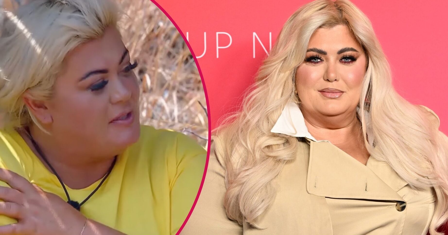 Gemma Collins on I'm A Celebrity / on the red carpet
