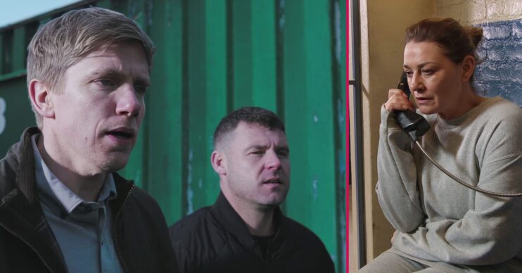 Robert, Aaron and Moira split pic (Credit: ITV/Comp ED)