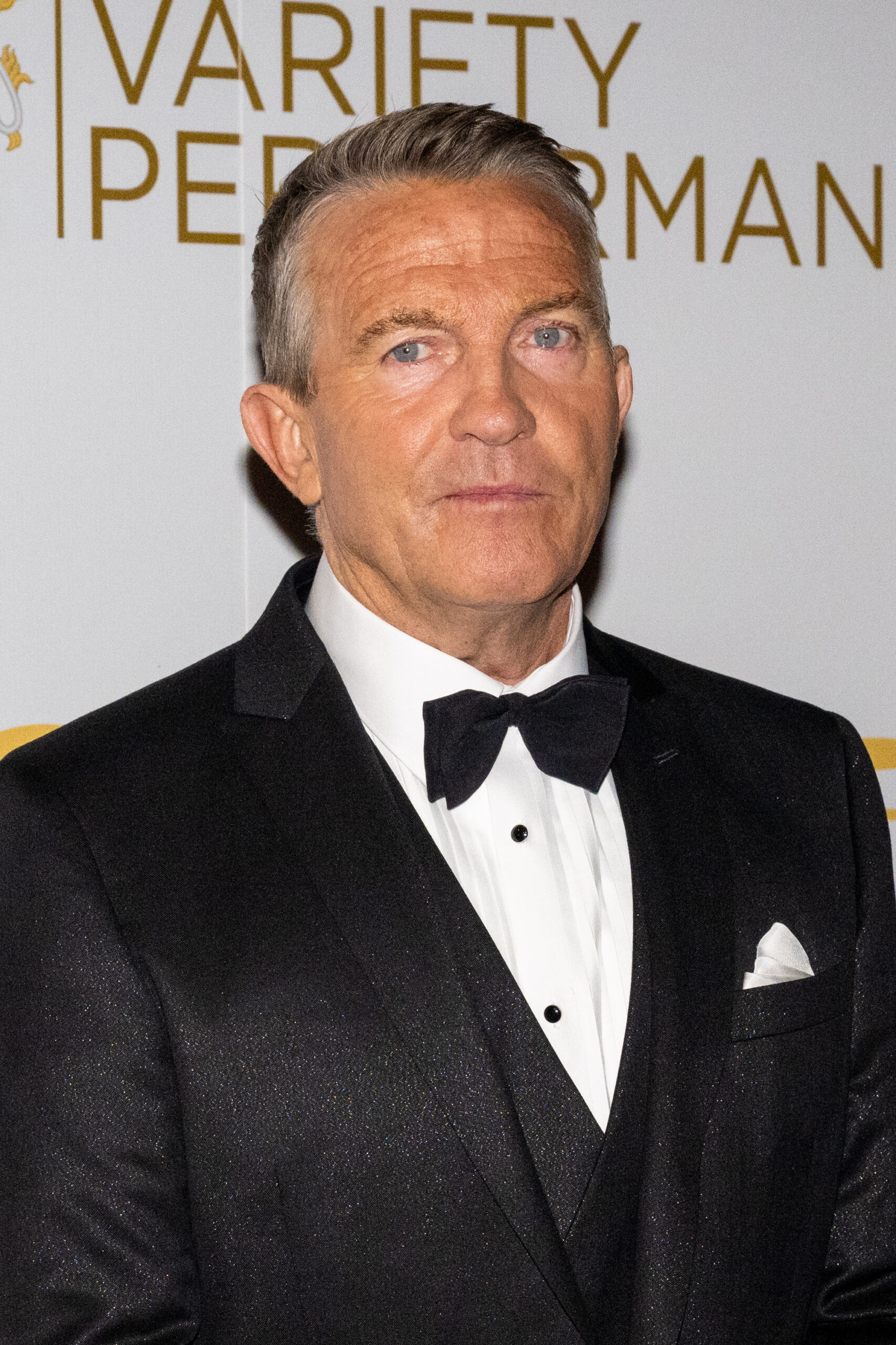 Bradley Walsh in a tuxedo